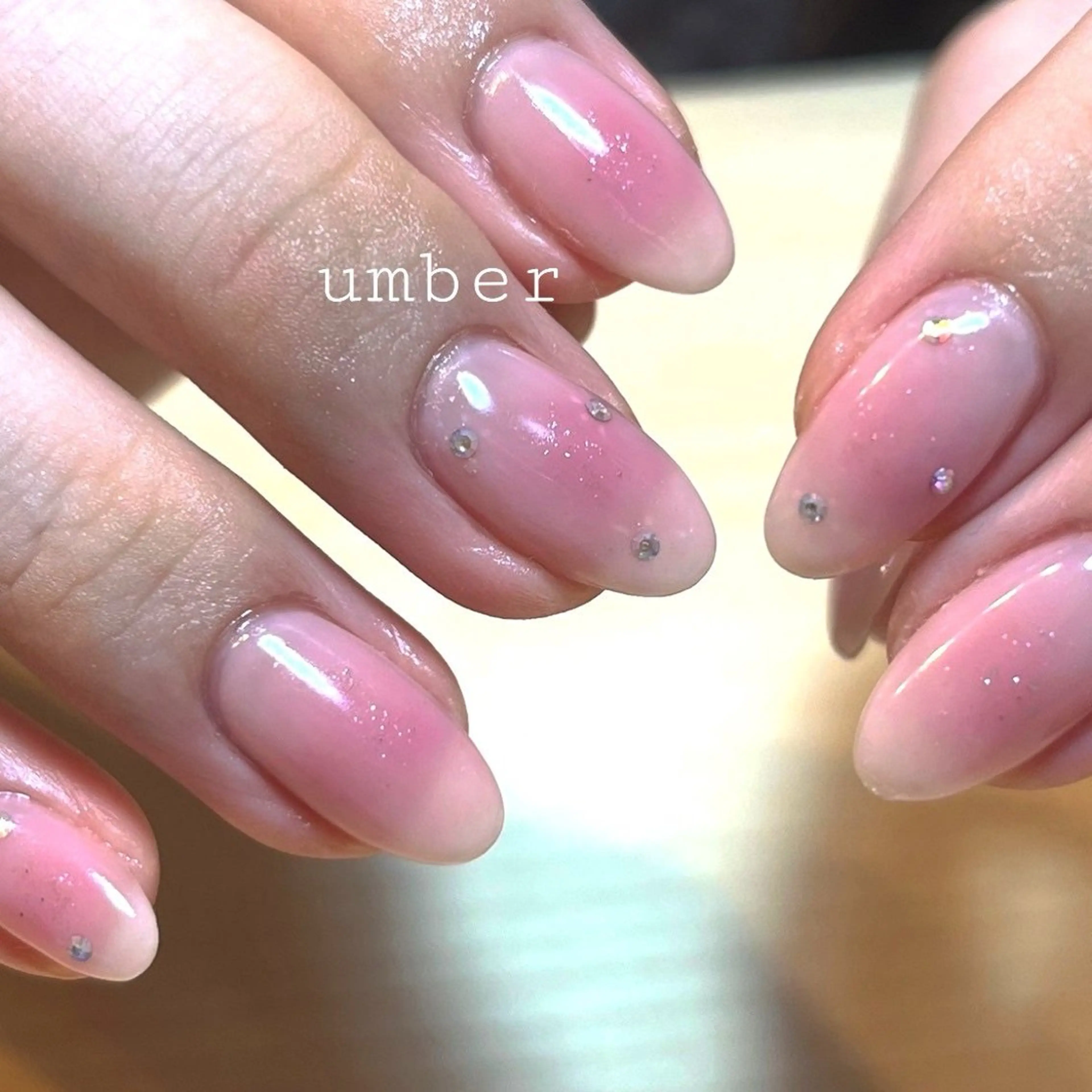 ネイル ハンドネイル umber 三茶1分のネイルデザイン