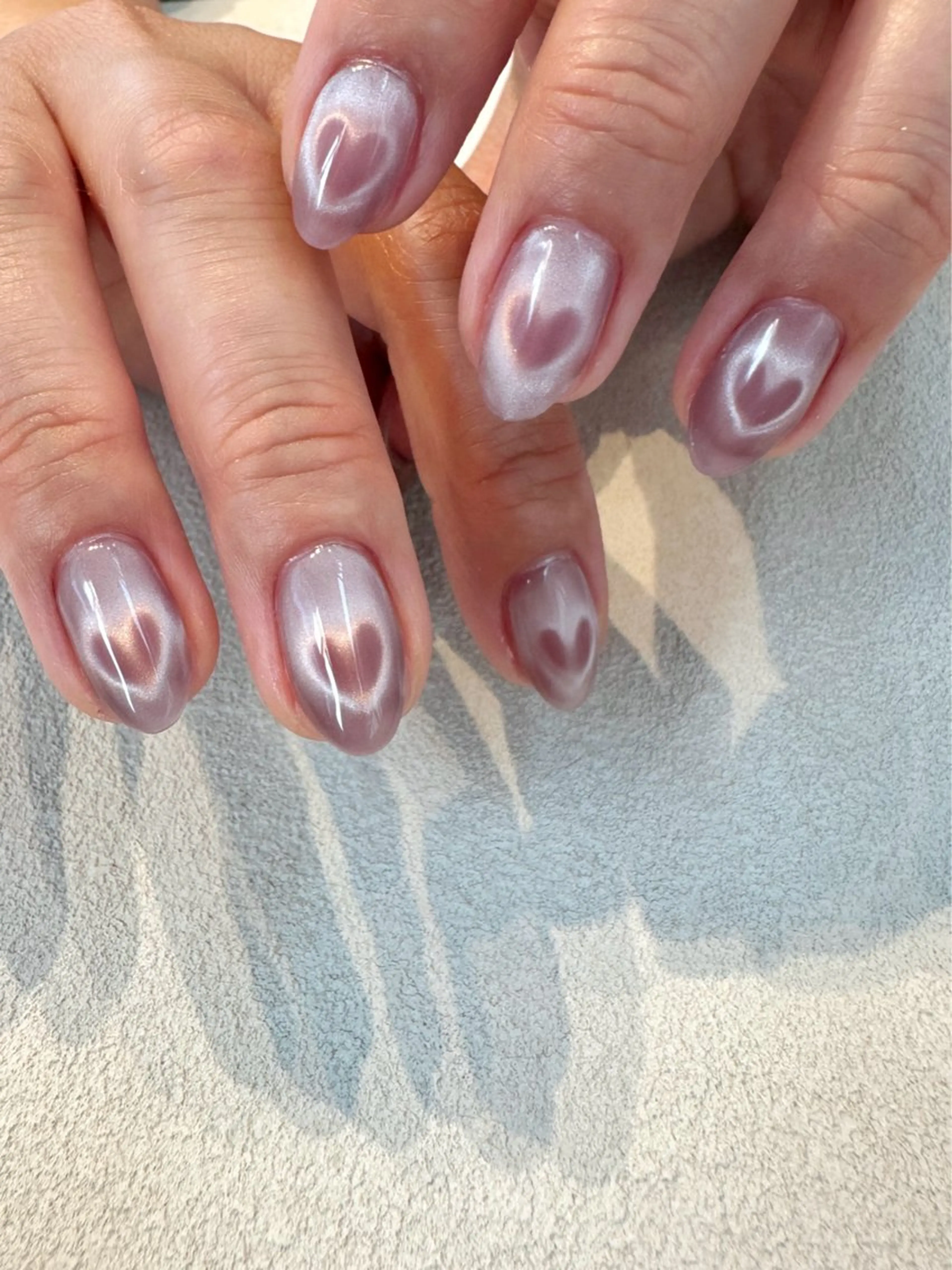 ネイル ハート マグネットネイル ハンドネイル Baden Nail ﾊﾞ-ﾃﾞﾝ ﾈｲﾙのネイルデザイン