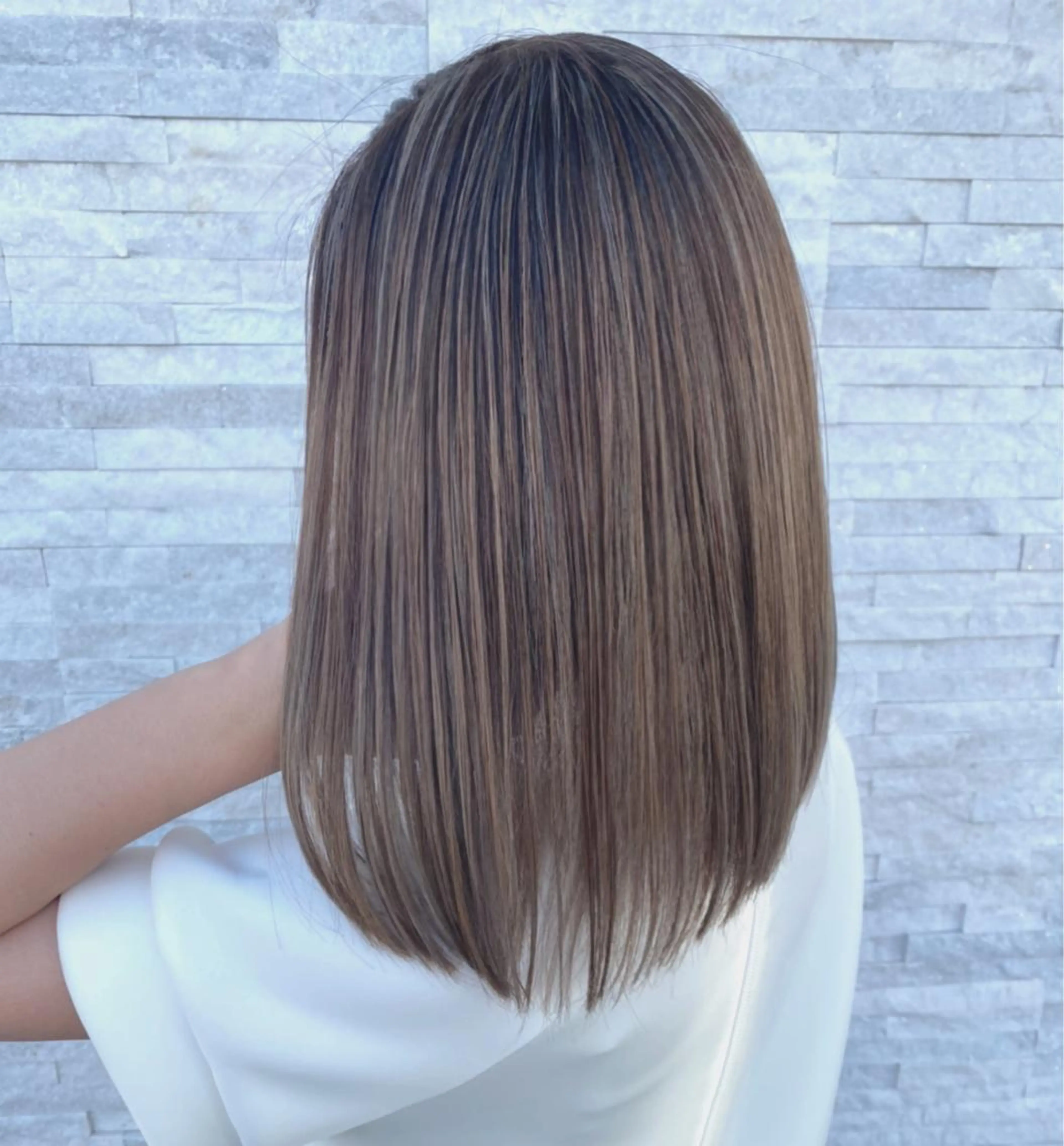 ミディアム カラー 豊橋美容院 ソンリエのヘアスタイル