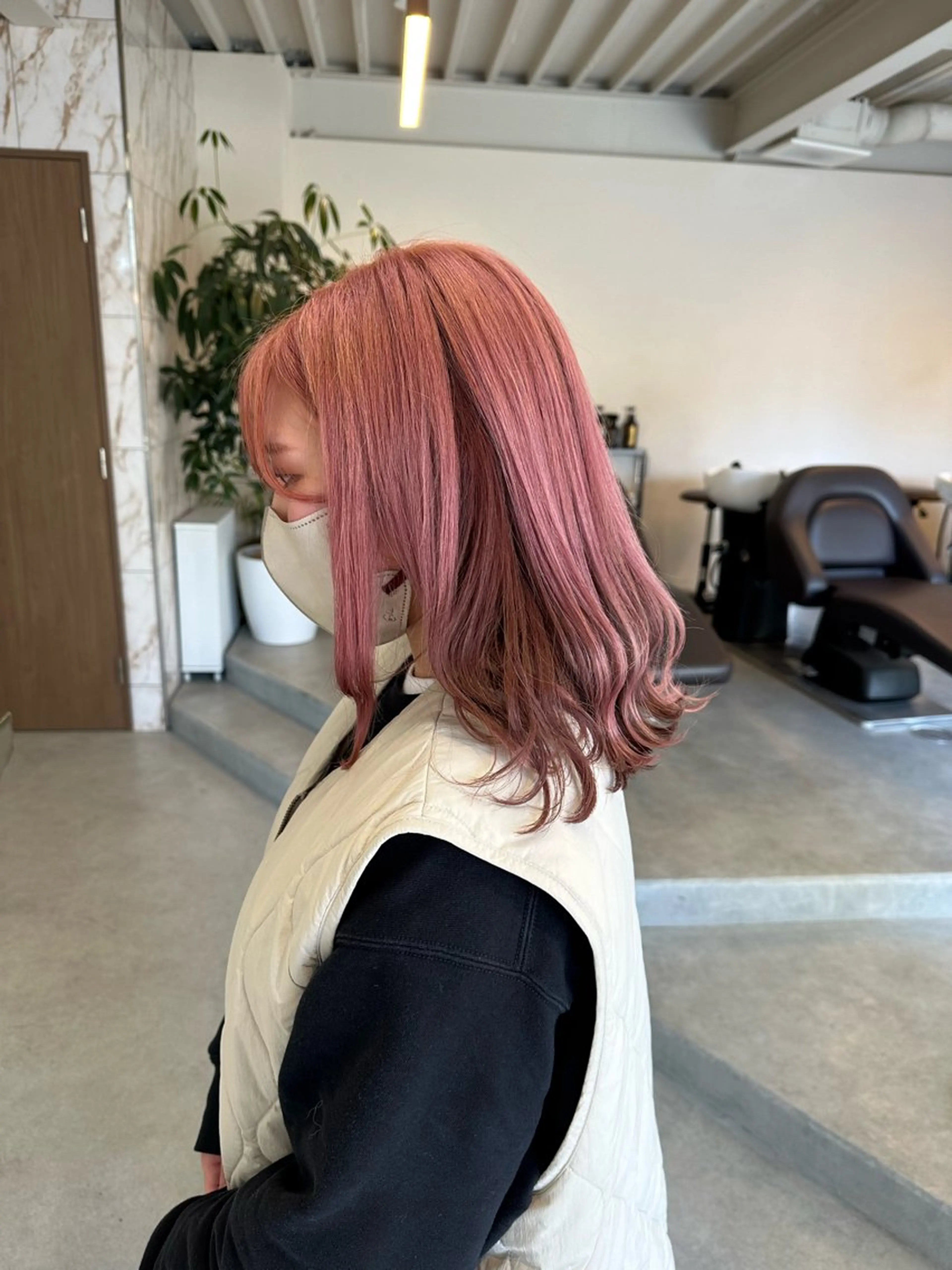 ミディアム カラー ハイトーン×似合わせ 🌱中川慎之介のヘアスタイル