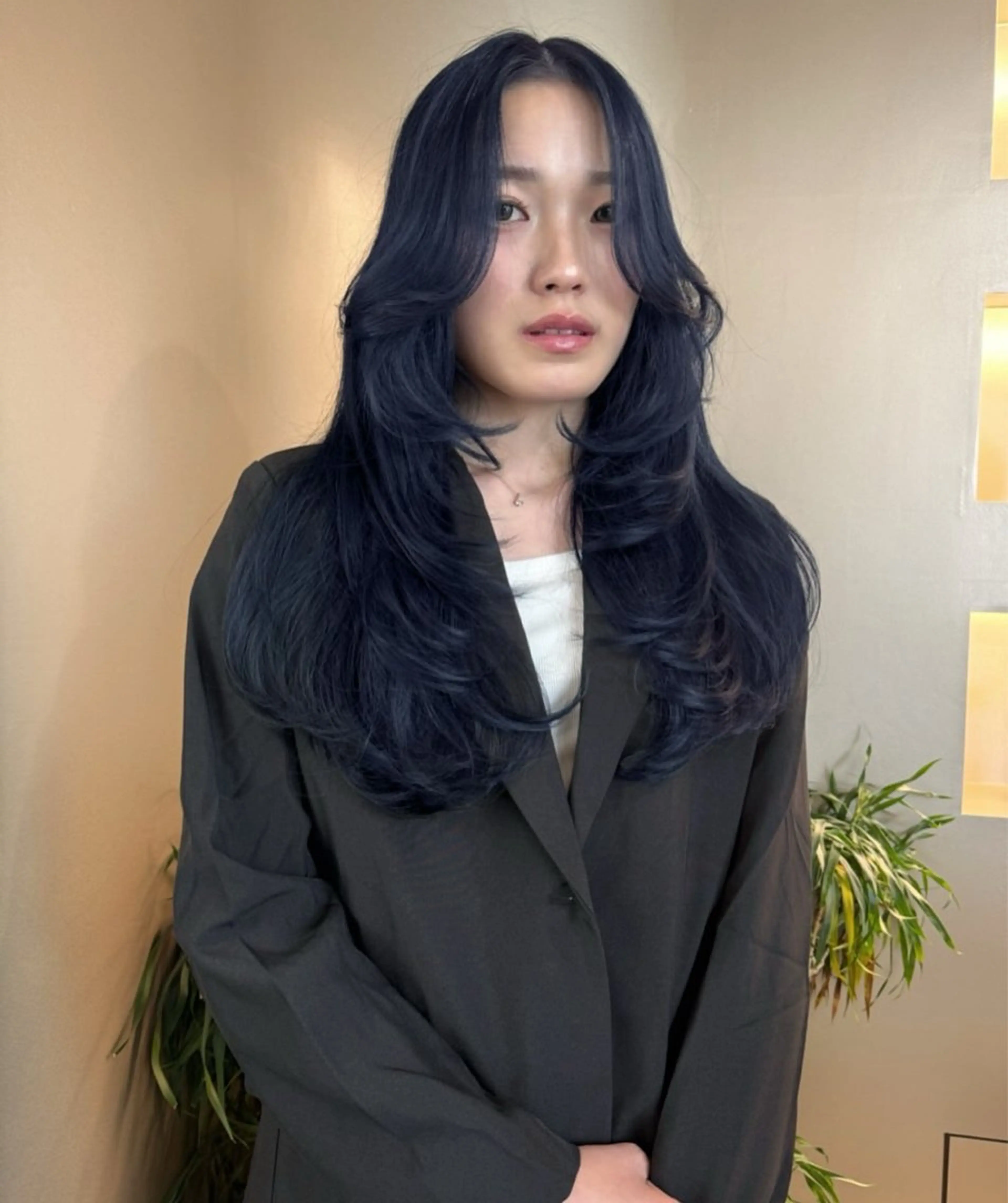 ロング ハイレイヤー レイヤーカット ヘアカラー トリートメント 【川崎で叶う艶髪✨】 ニーナ/川崎駅のヘアスタイル