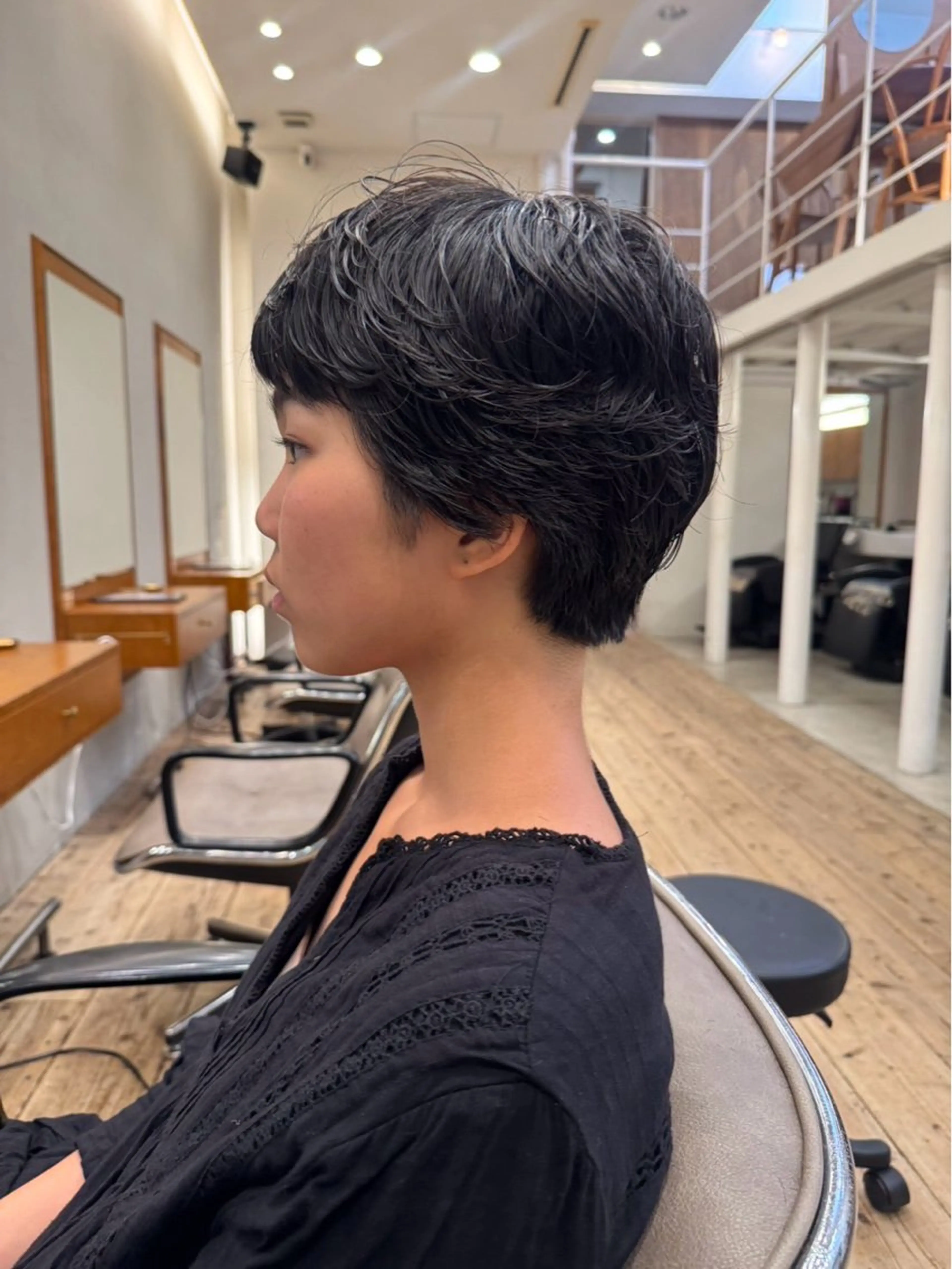 ショート パーマ カット パーマ ショートカット/パー マ🫧kotoneのヘアスタイル