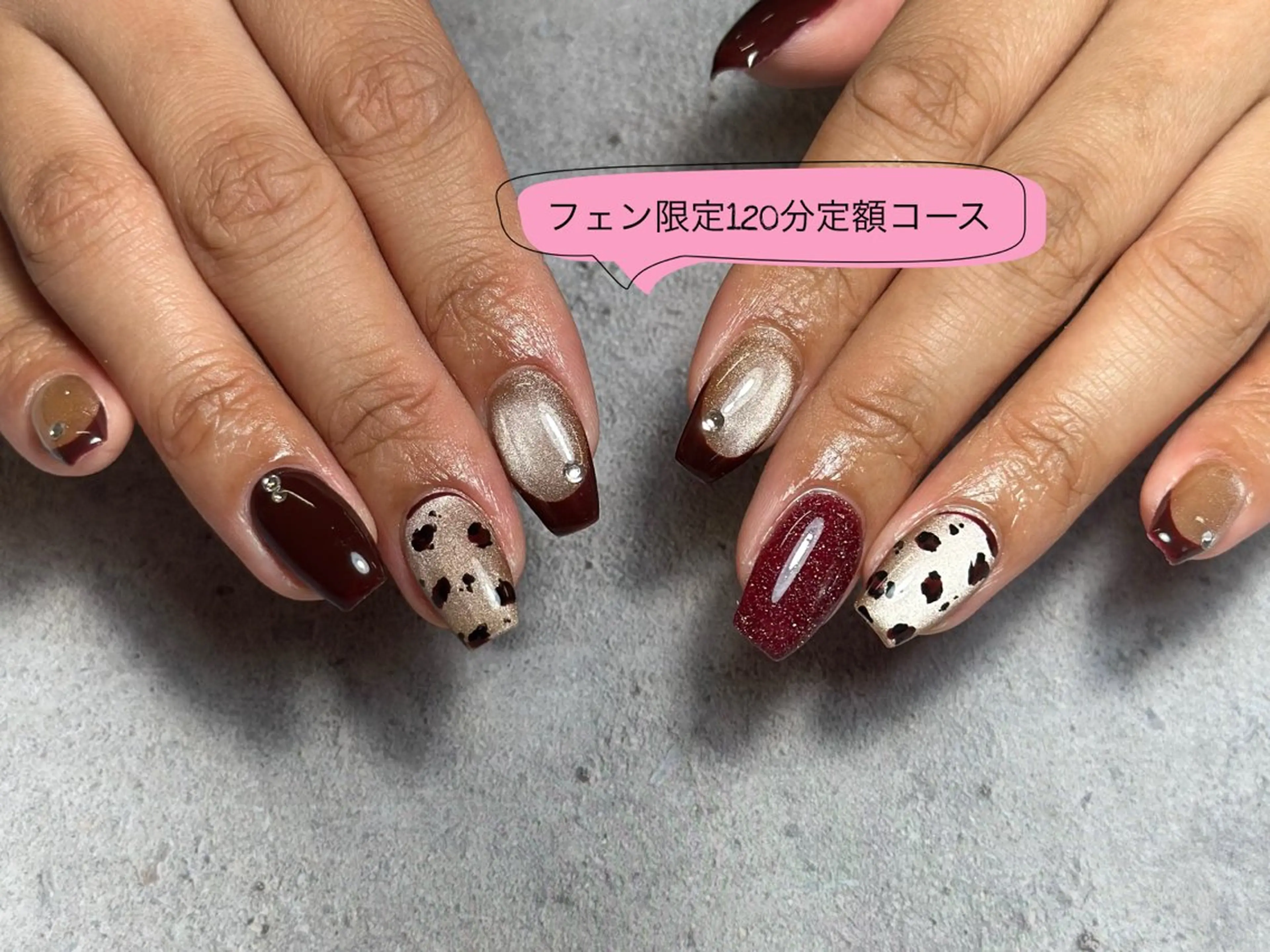 ネイル ハンドネイル 7LOOKS フェンのネイルデザイン