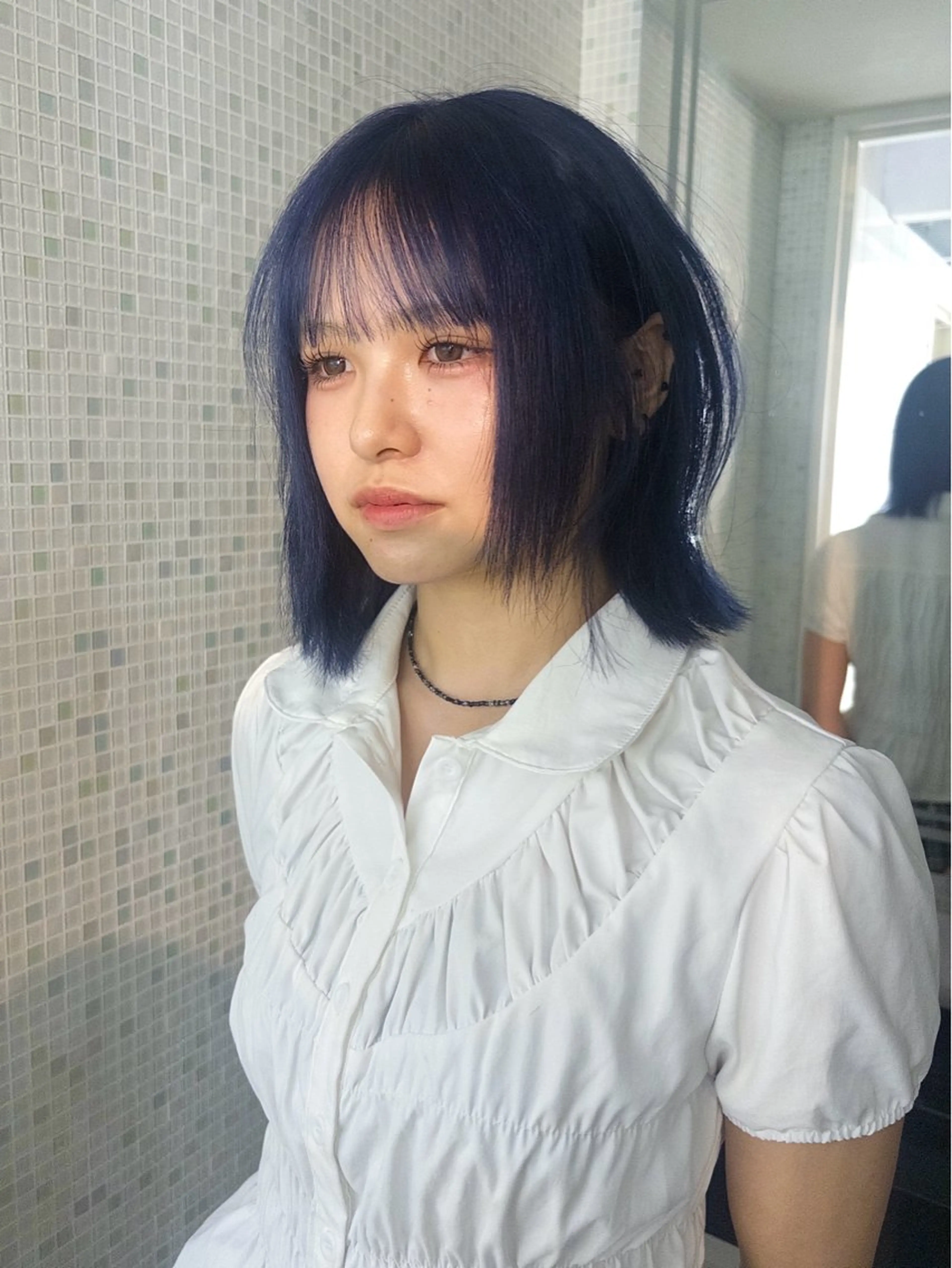 ミディアム カラー ヘアアレンジ ニュアンスカラー🧶 nanacoのヘアスタイル