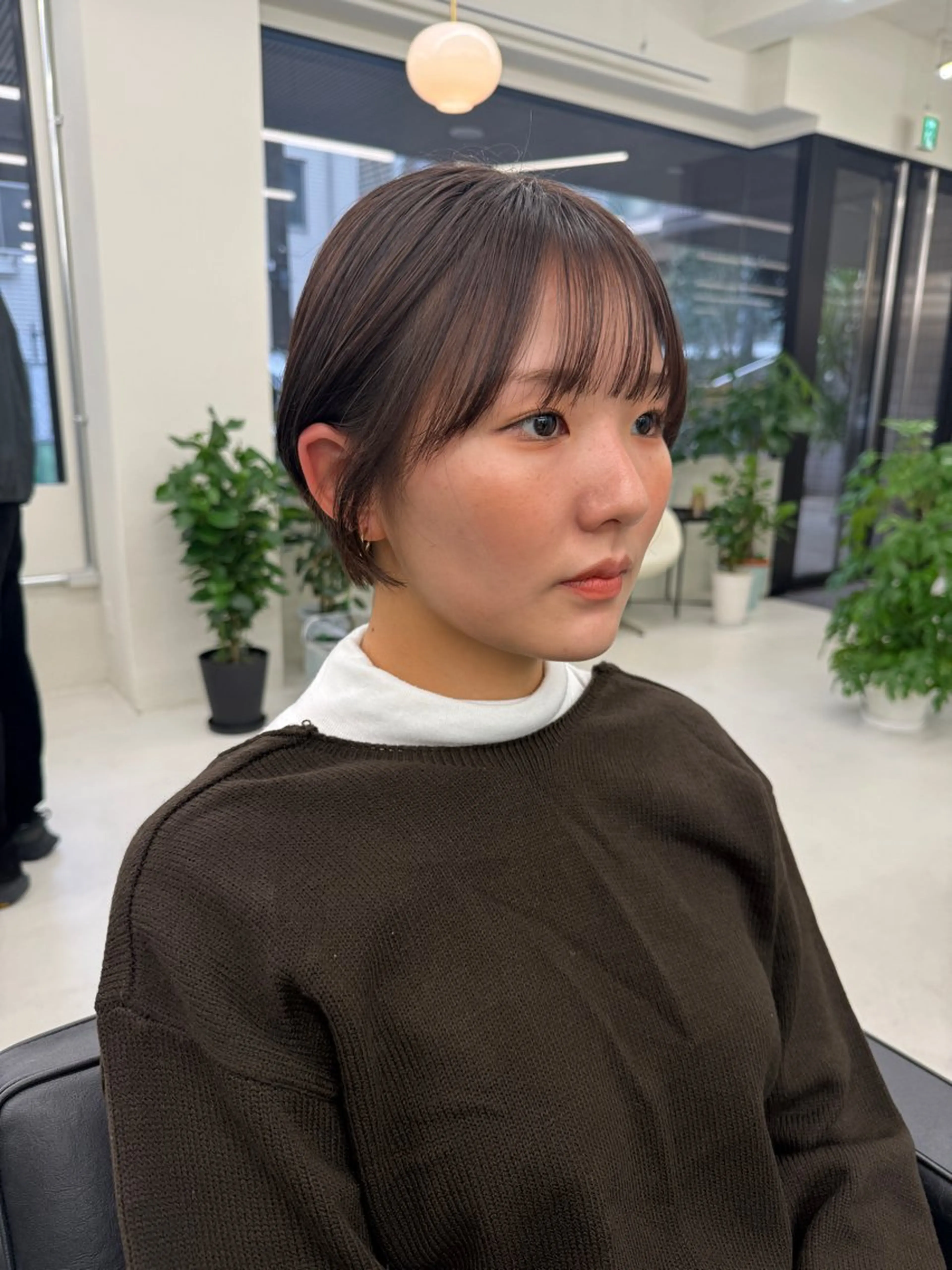 ショート カラー カット 表参道🌿赤み消し カラー/チナツのヘアスタイル