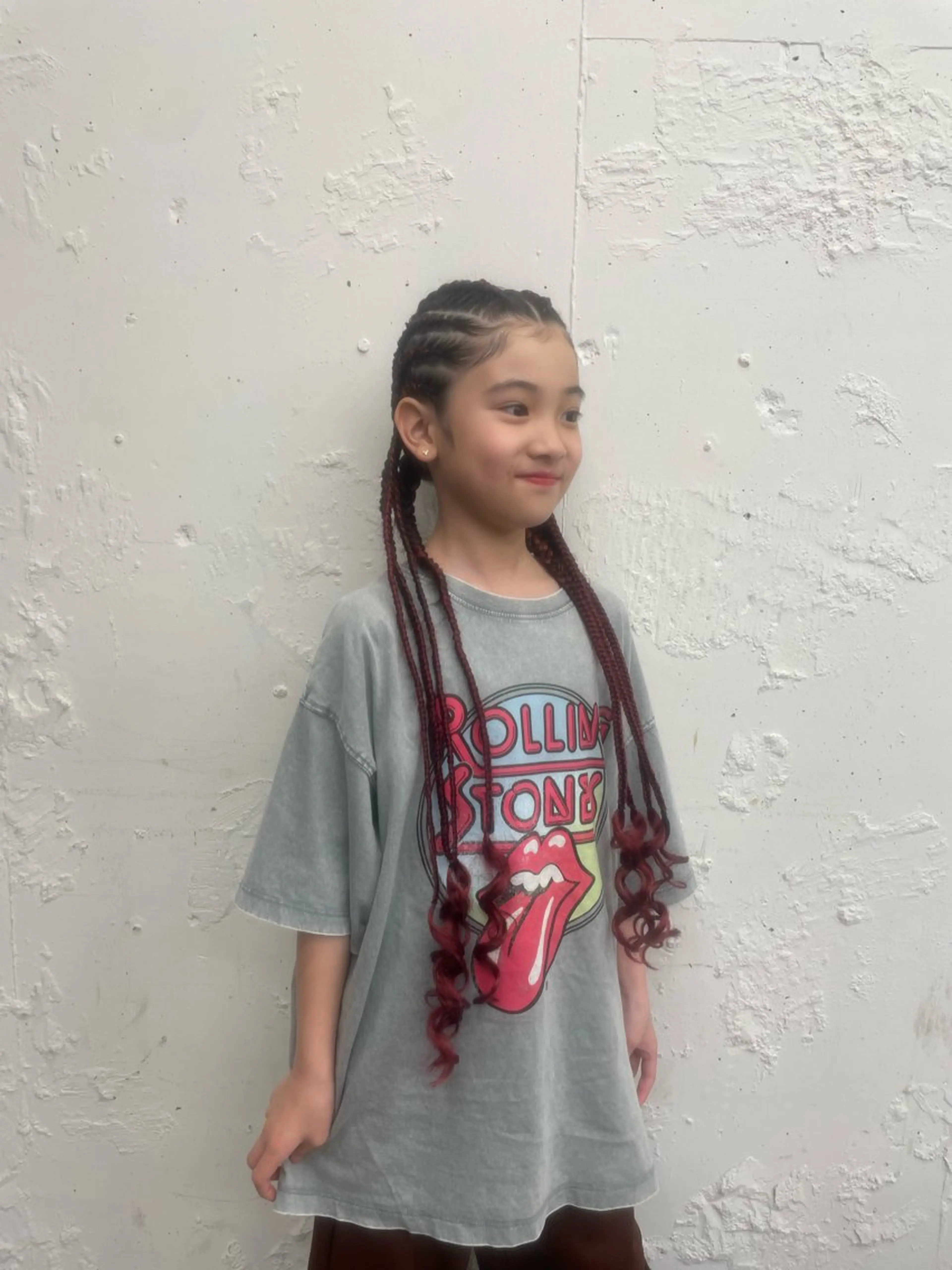 ロング ヘアアレンジ エクステ コーンロウ／ブレイズ SYUのヘアスタイル