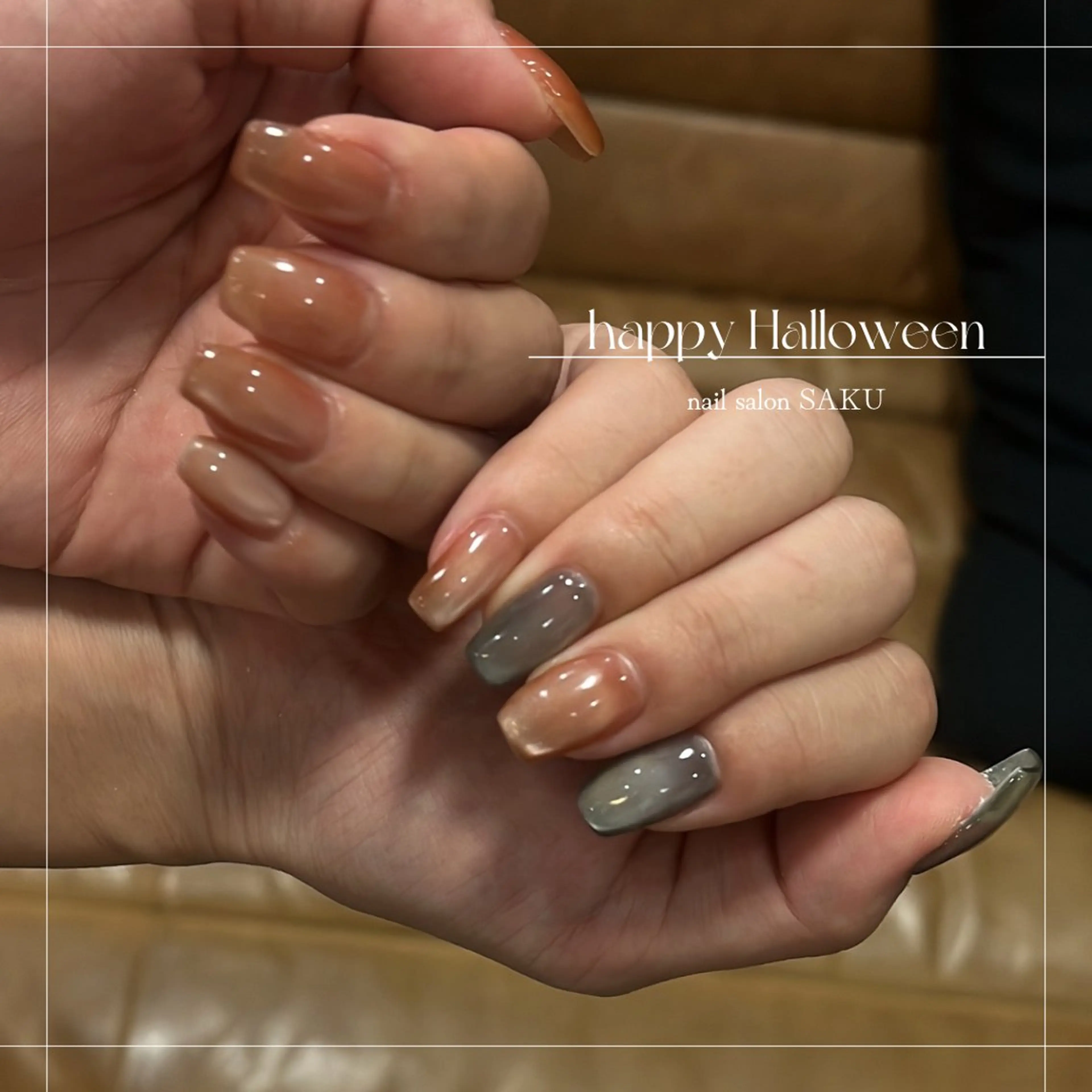 ネイル ニュアンスネイル シンプルネイル ハンドネイル SAKU  nail[サクネイル]所属・SAKU nail 作島茜のネイルデザイン