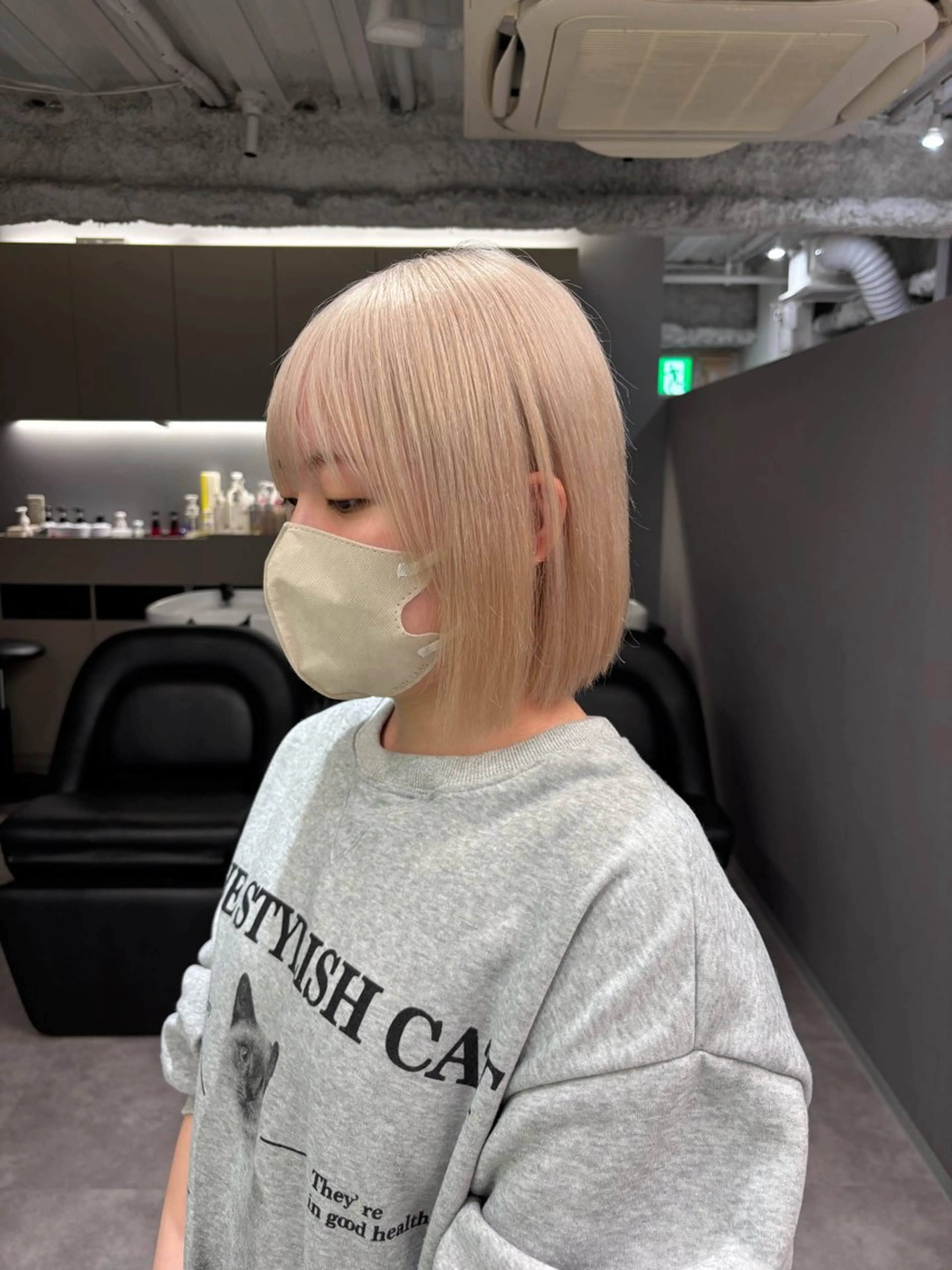 ミディアム カラー ブリーチ ヘアカラー 名古屋／デザイン／ ブリーチ/松井亮磨のヘアスタイル