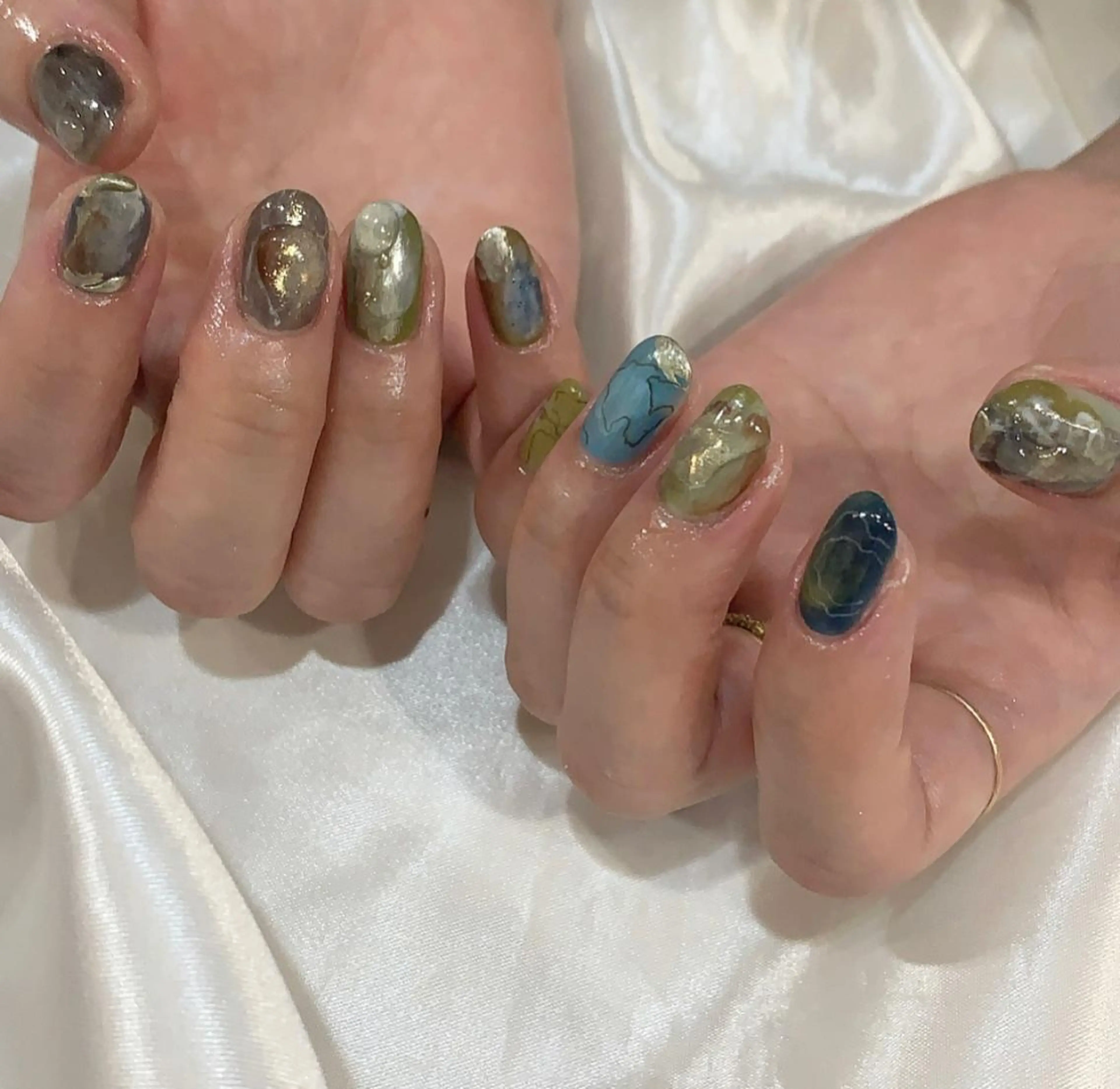 ネイル ハンドネイル にしぐち はるかのネイルデザイン