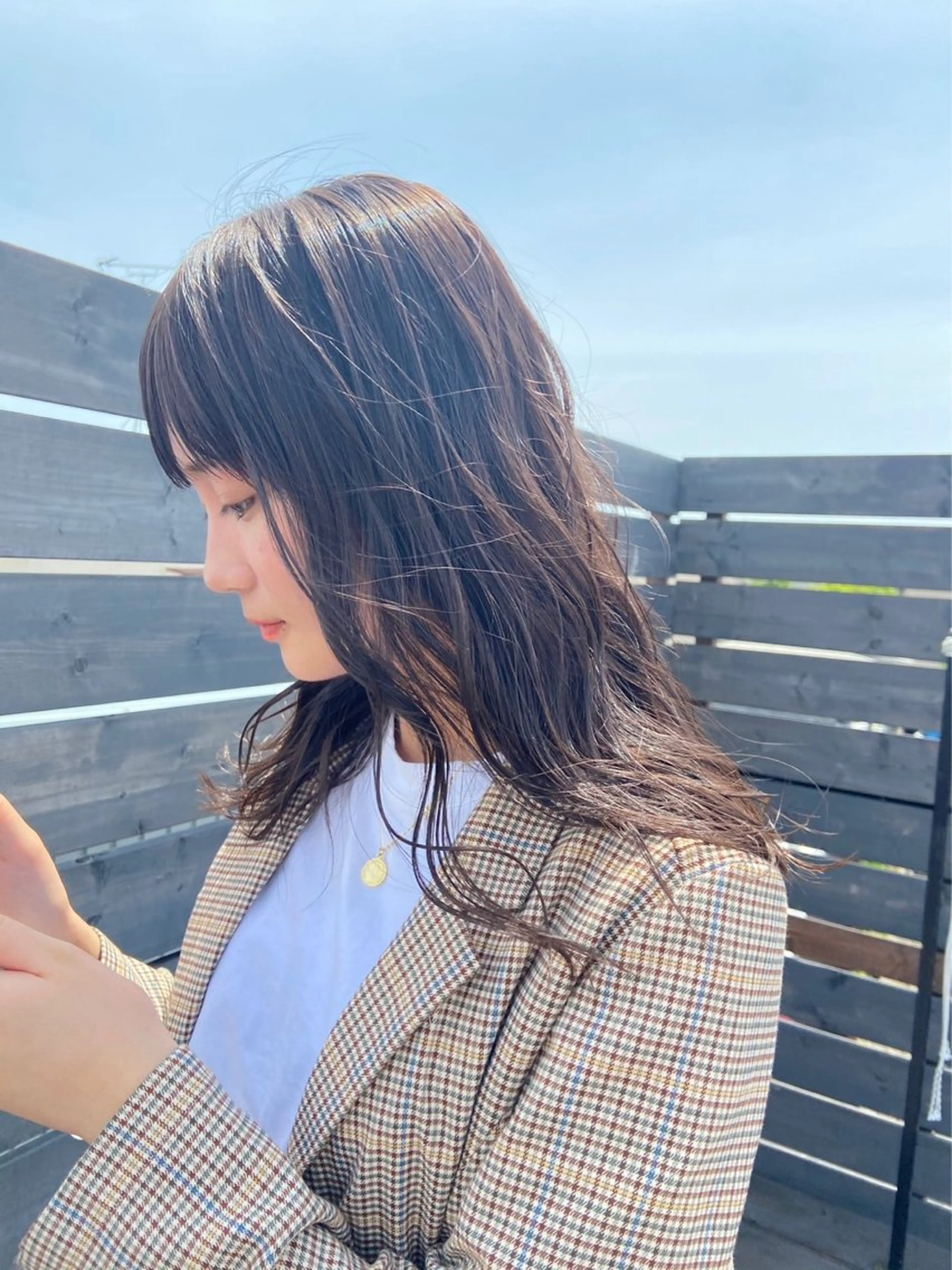 ロング カラー TIDEHAIR SHOBUのヘアスタイル