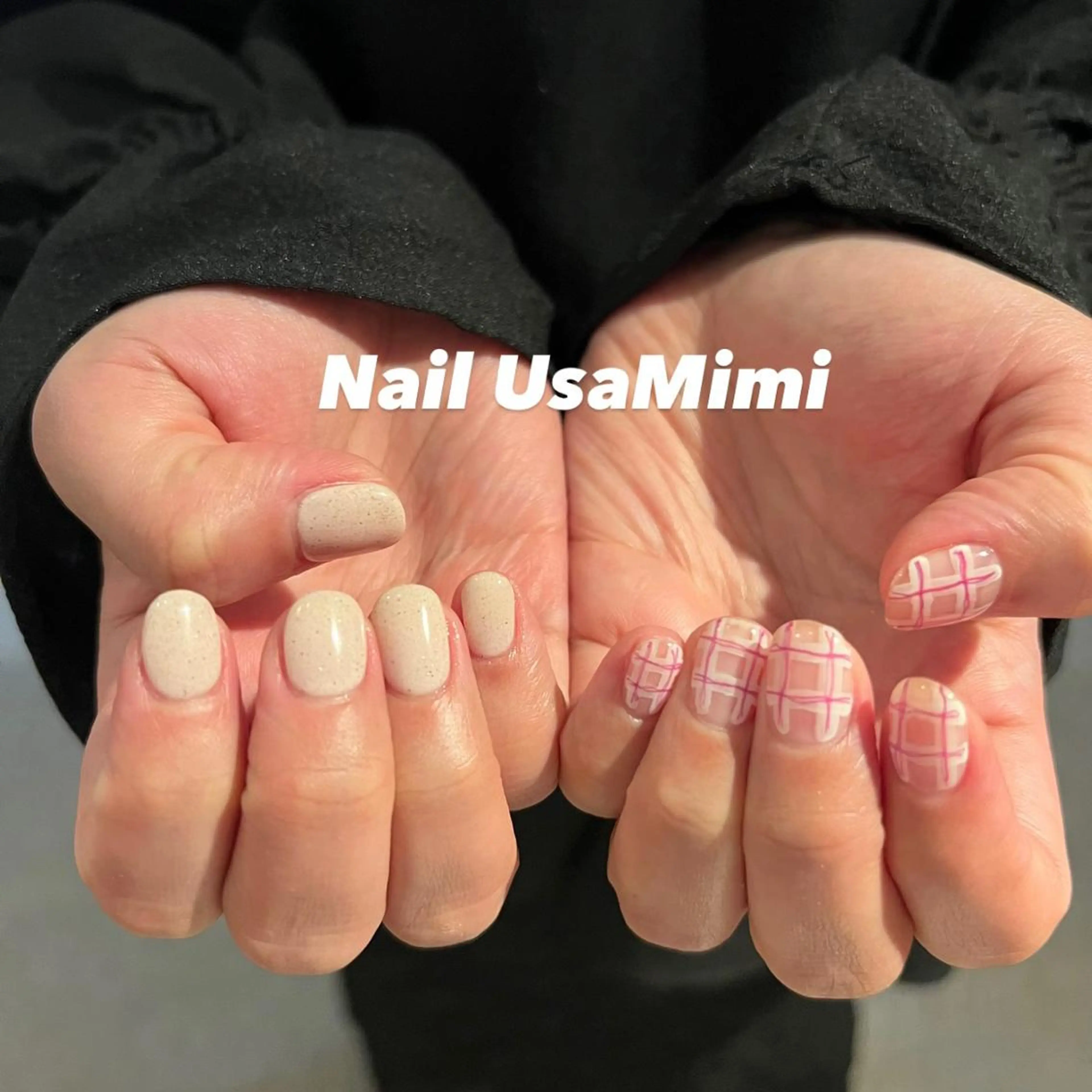 ネイル フットネイル ジェルネイル キラキラネイル マグネットネイル 持ち込み 本町ネイルNail UsaMimiのネイルデザイン