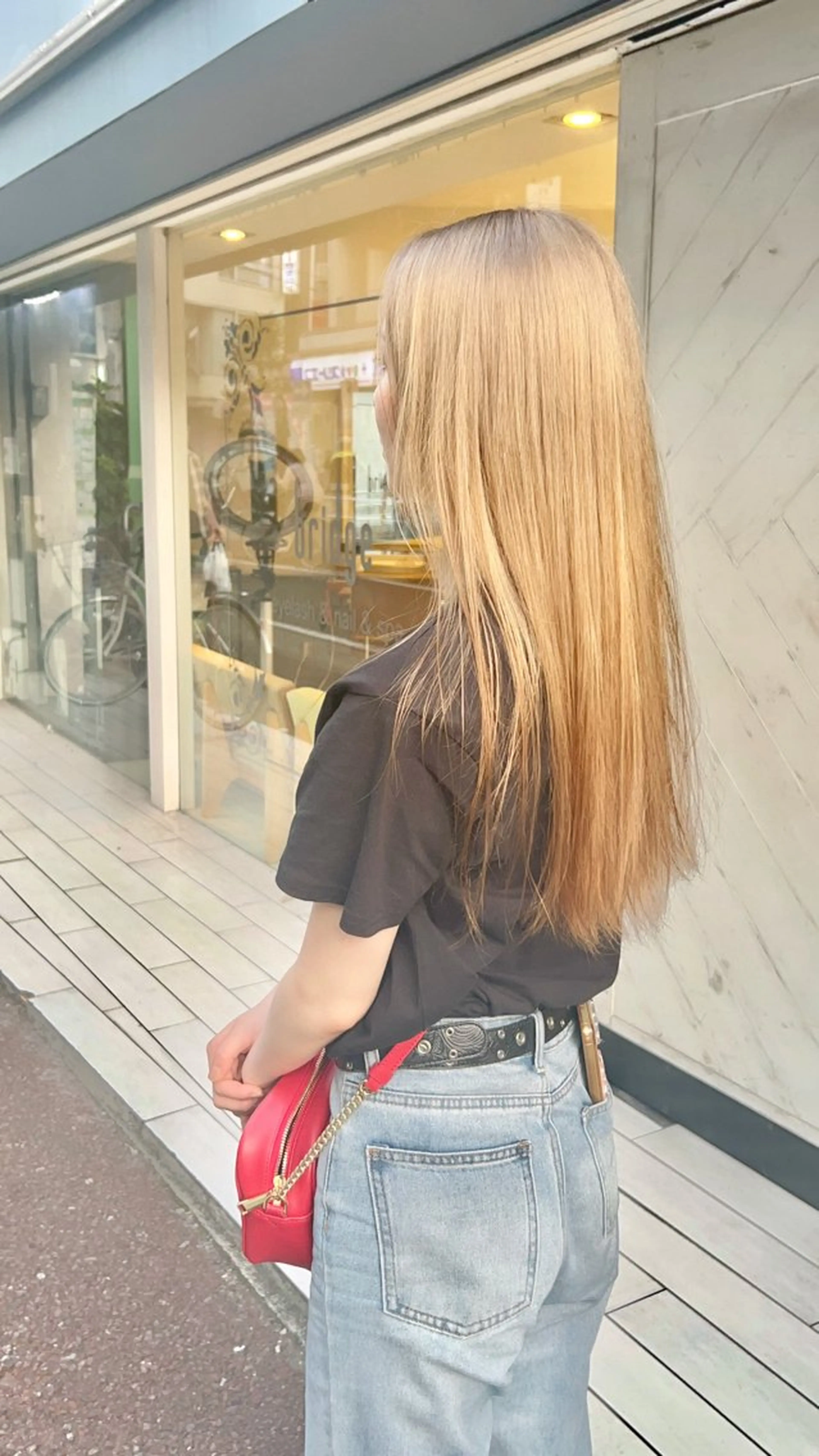 カラー ハイトーンカラー ヘアカラー トリートメント みか ✩⡱のヘアスタイル