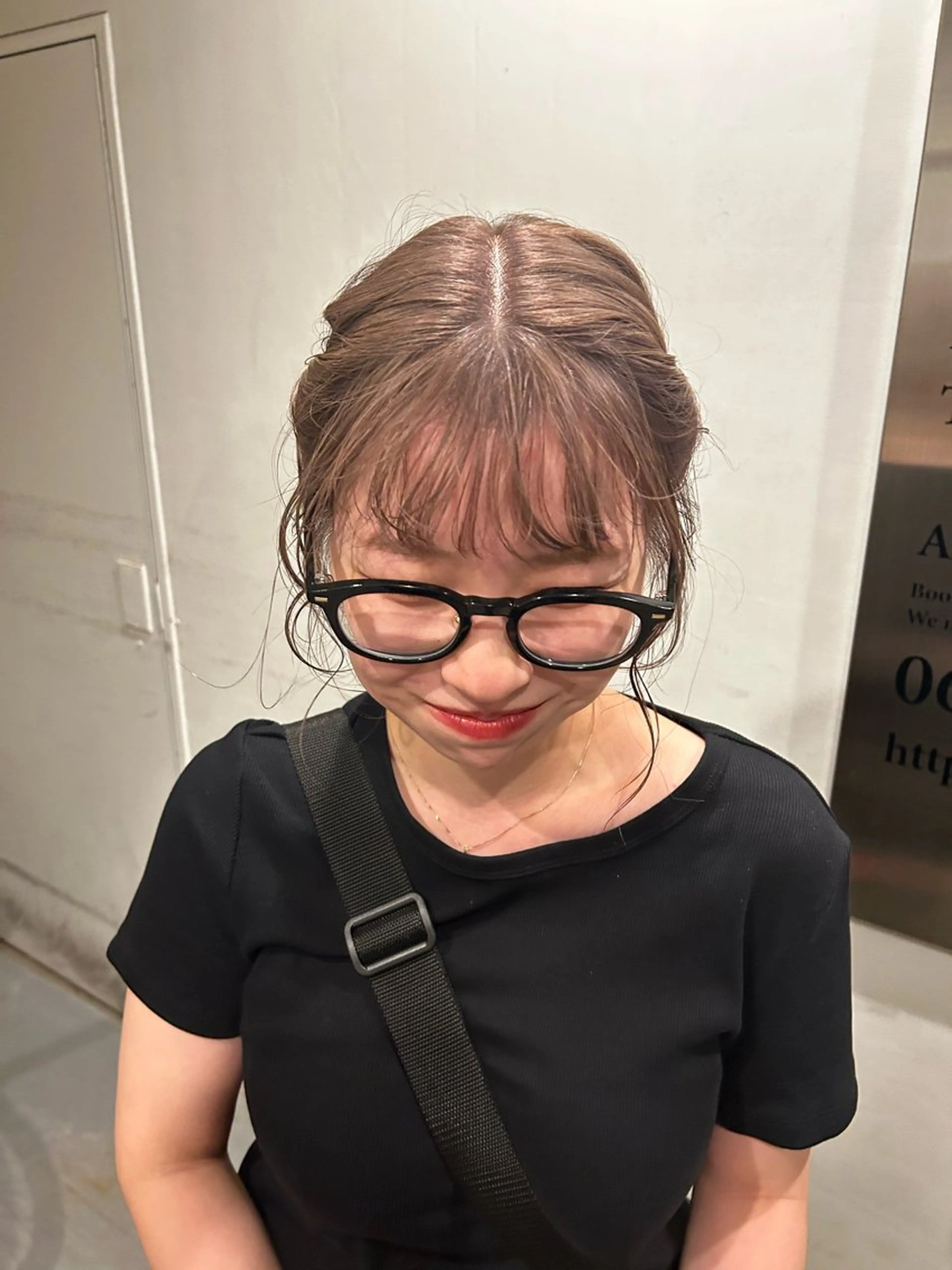 ショート カット ヘアカラー トリートメント hen所属・心斎橋/レイヤー/ ブリーチ/モエのヘアスタイル