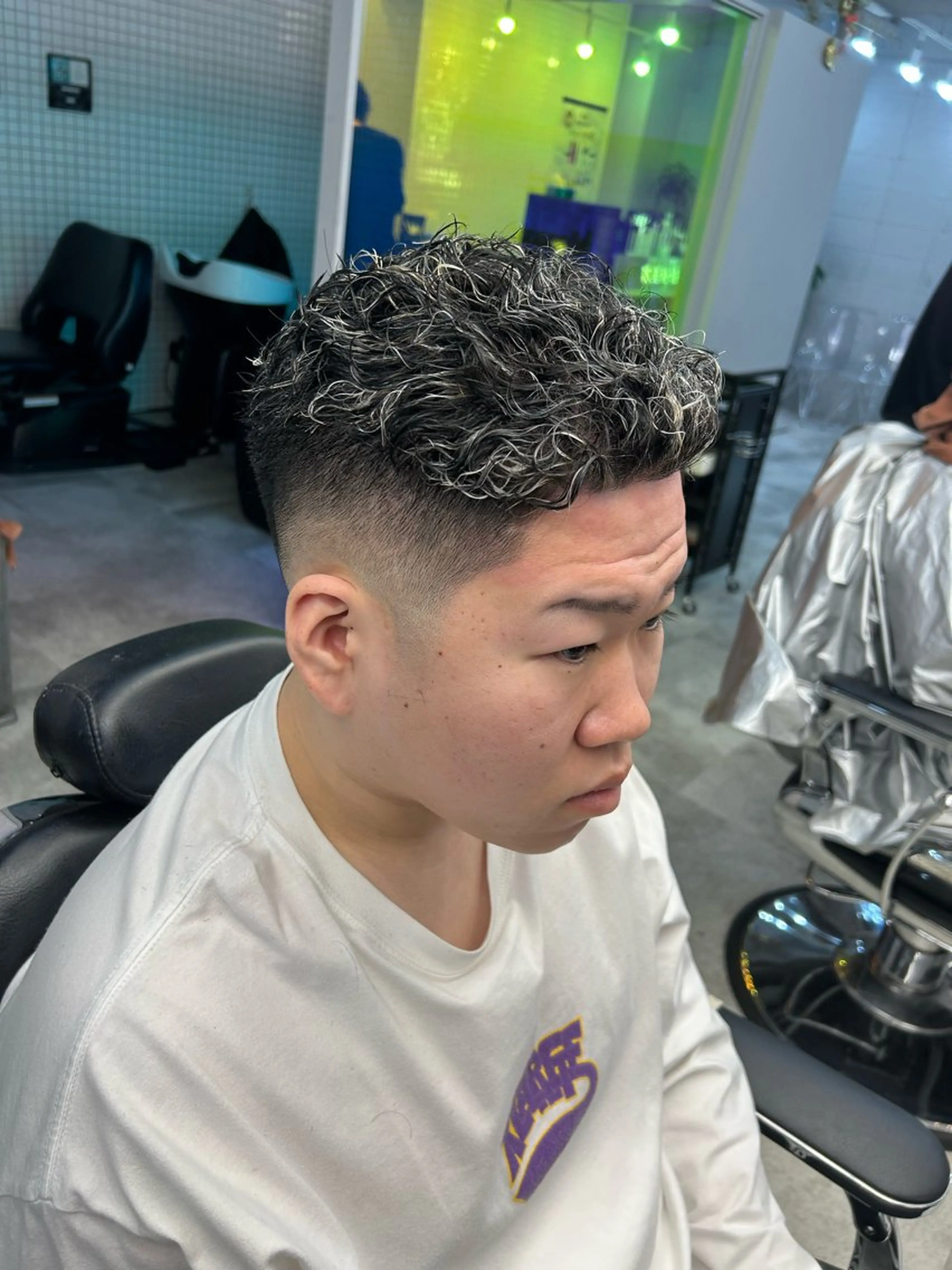 カラー パーマ メンズ 天王寺メンズパーマ /マツムラミユウのヘアスタイル