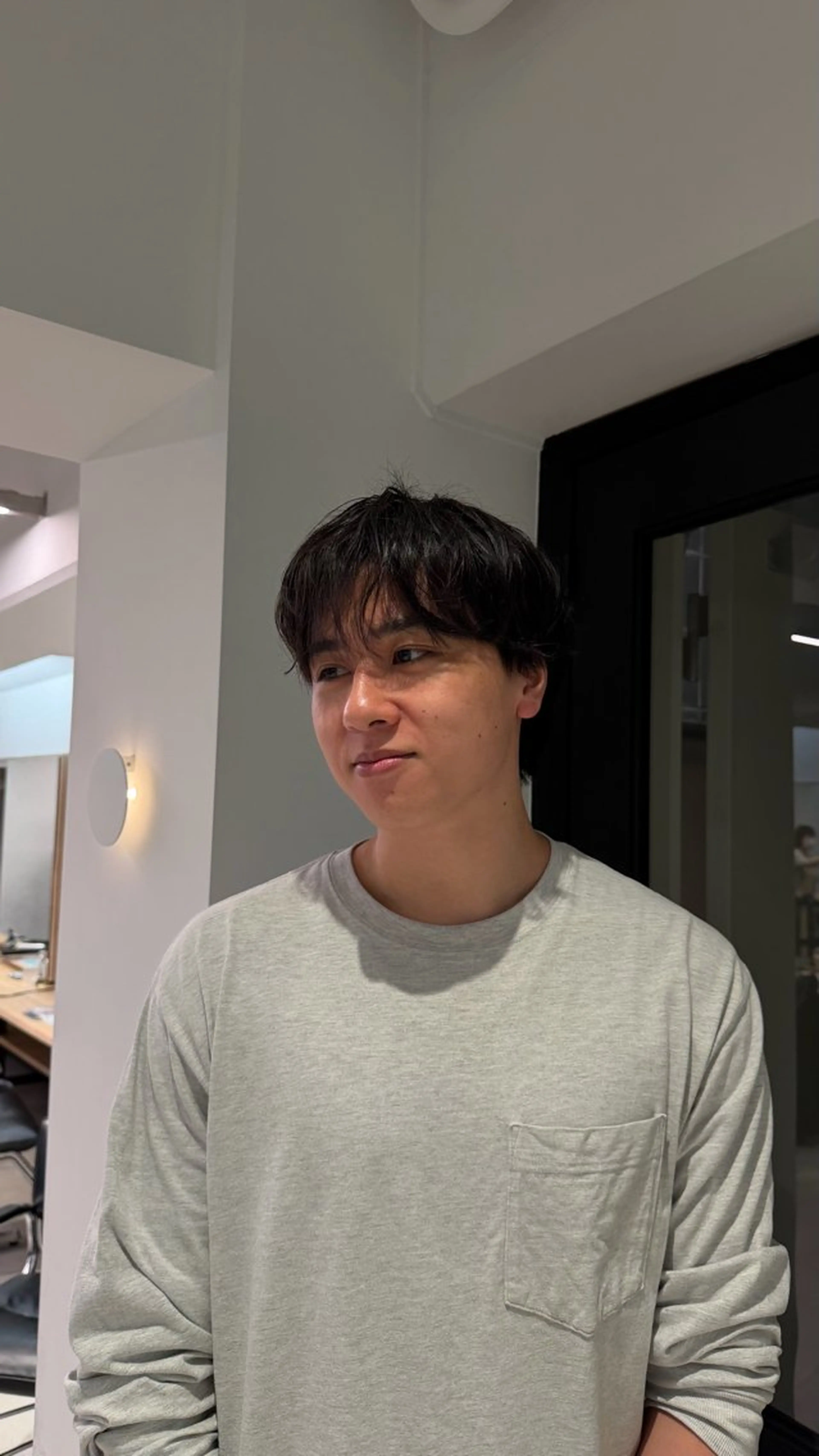 ショート パーマ メンズ カット パーマ トリートメント naturalカラー / Rukaのヘアスタイル