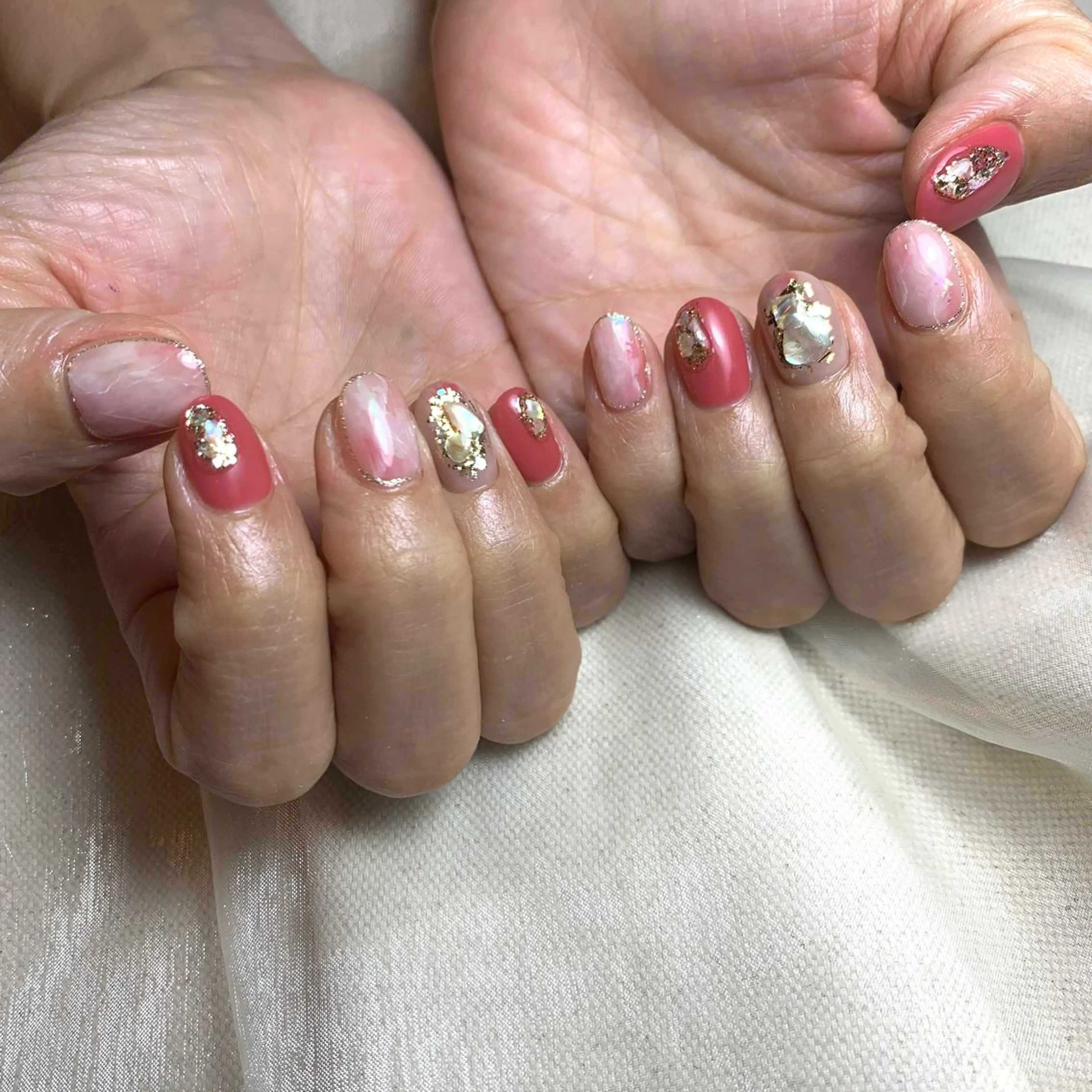 ネイル ハンドネイル 里見 麗のネイルデザイン