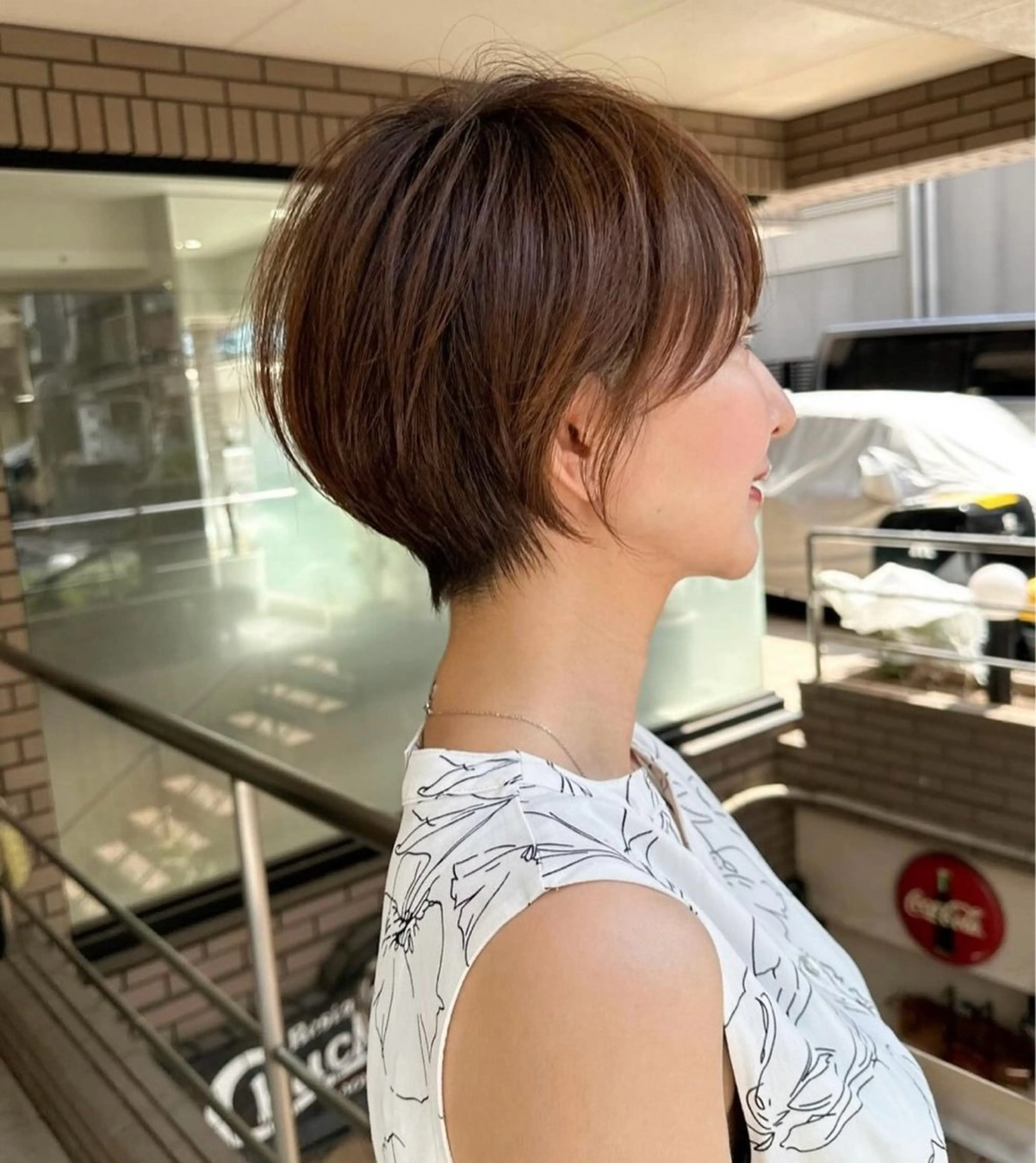 ショート 艶カラー/ヘアセット 着付け　ふうか　渋谷のヘアスタイル