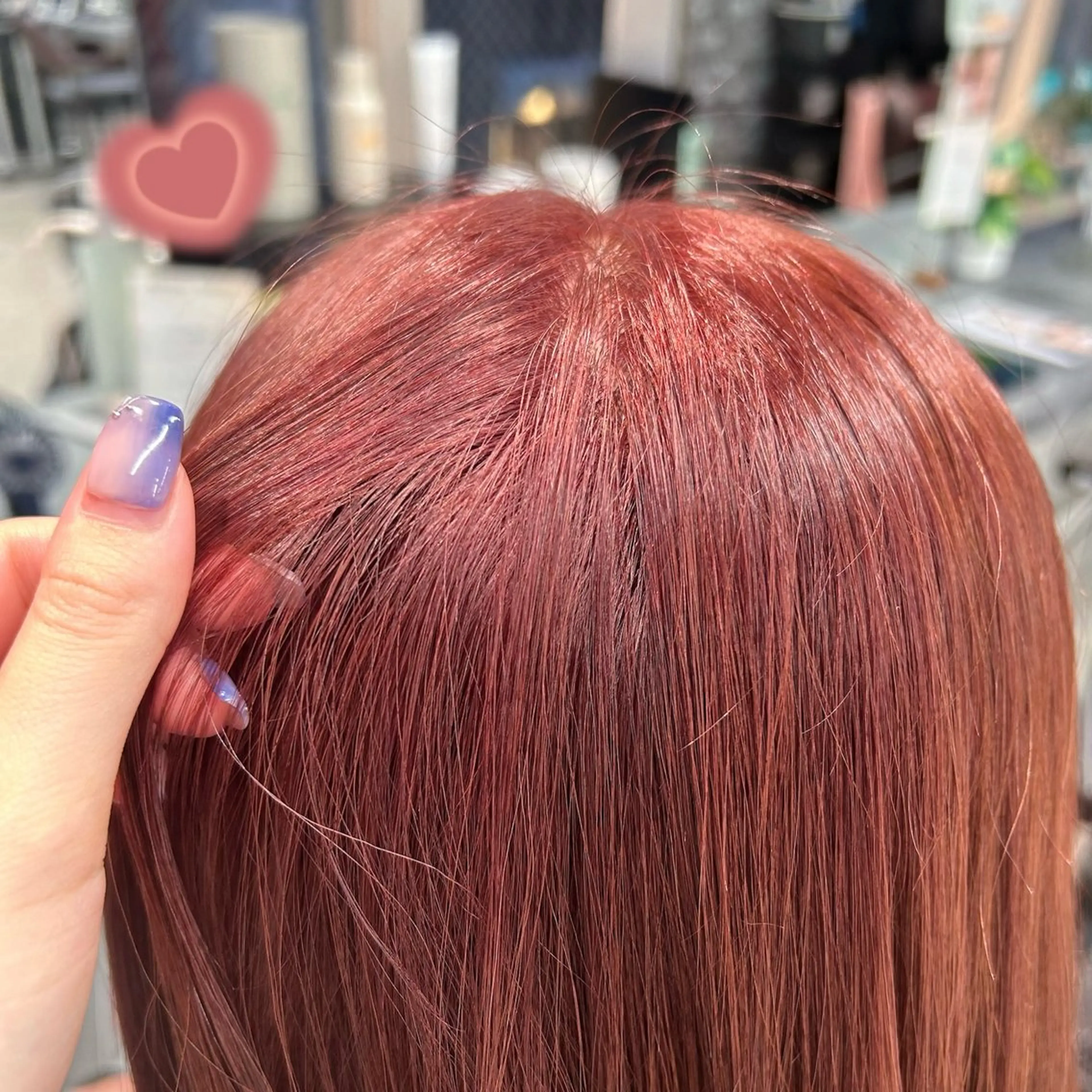 セミロング カット ヘアカラー ボブ/レイヤー/ ダブルカラー/みのりのヘアスタイル