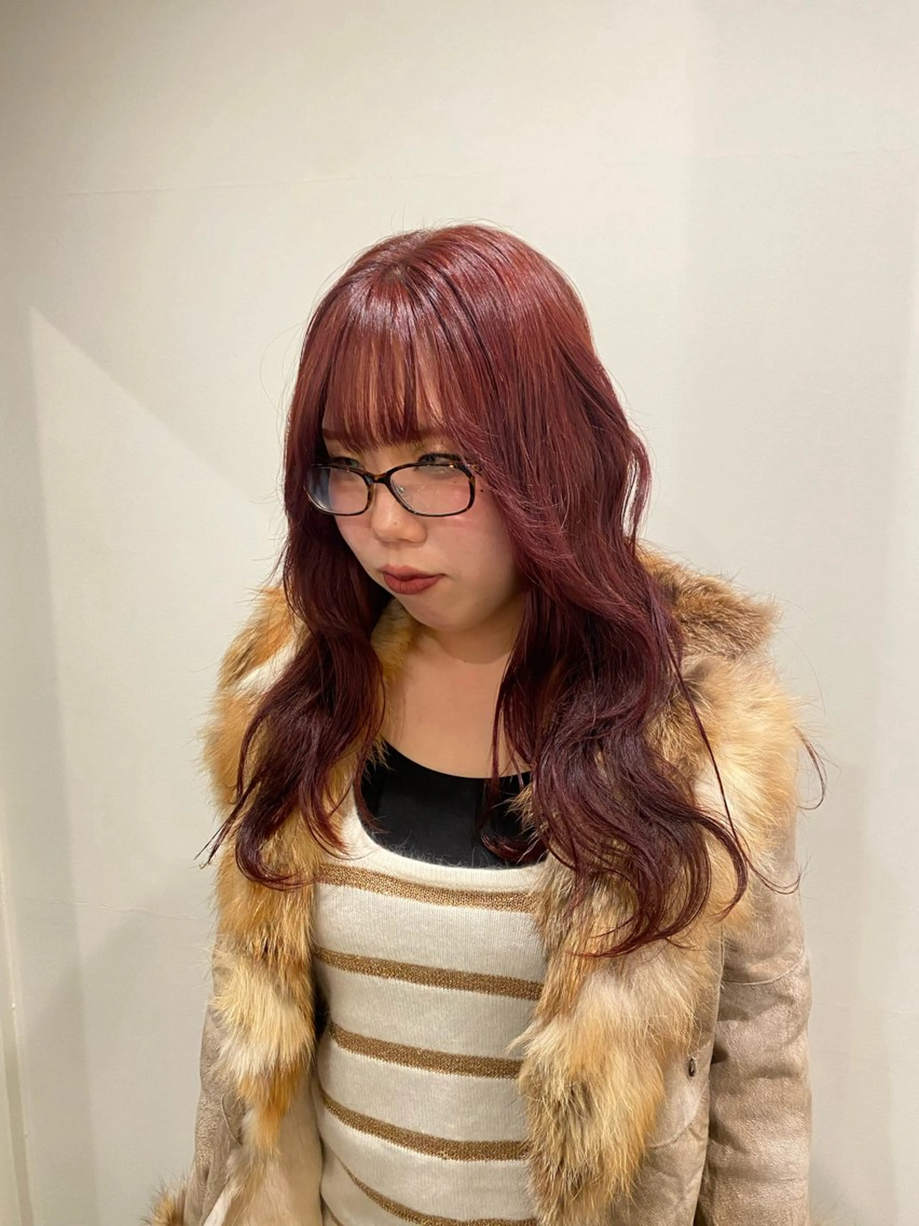 セミロング カット ヘアカラー トリートメント 🍑 モモカ🍑のヘアスタイル