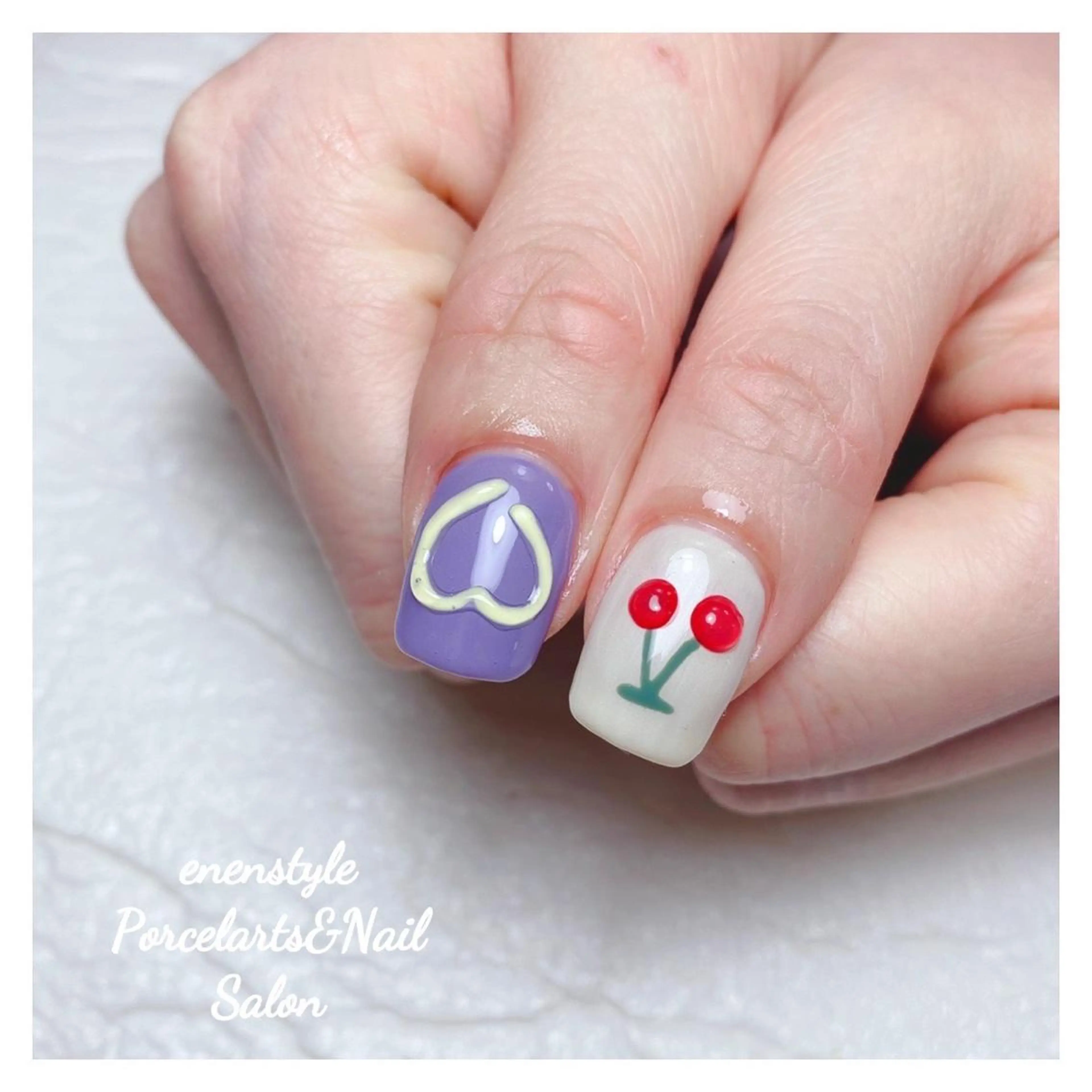 ミディアム ネイル 👑enen style👑のネイルデザイン