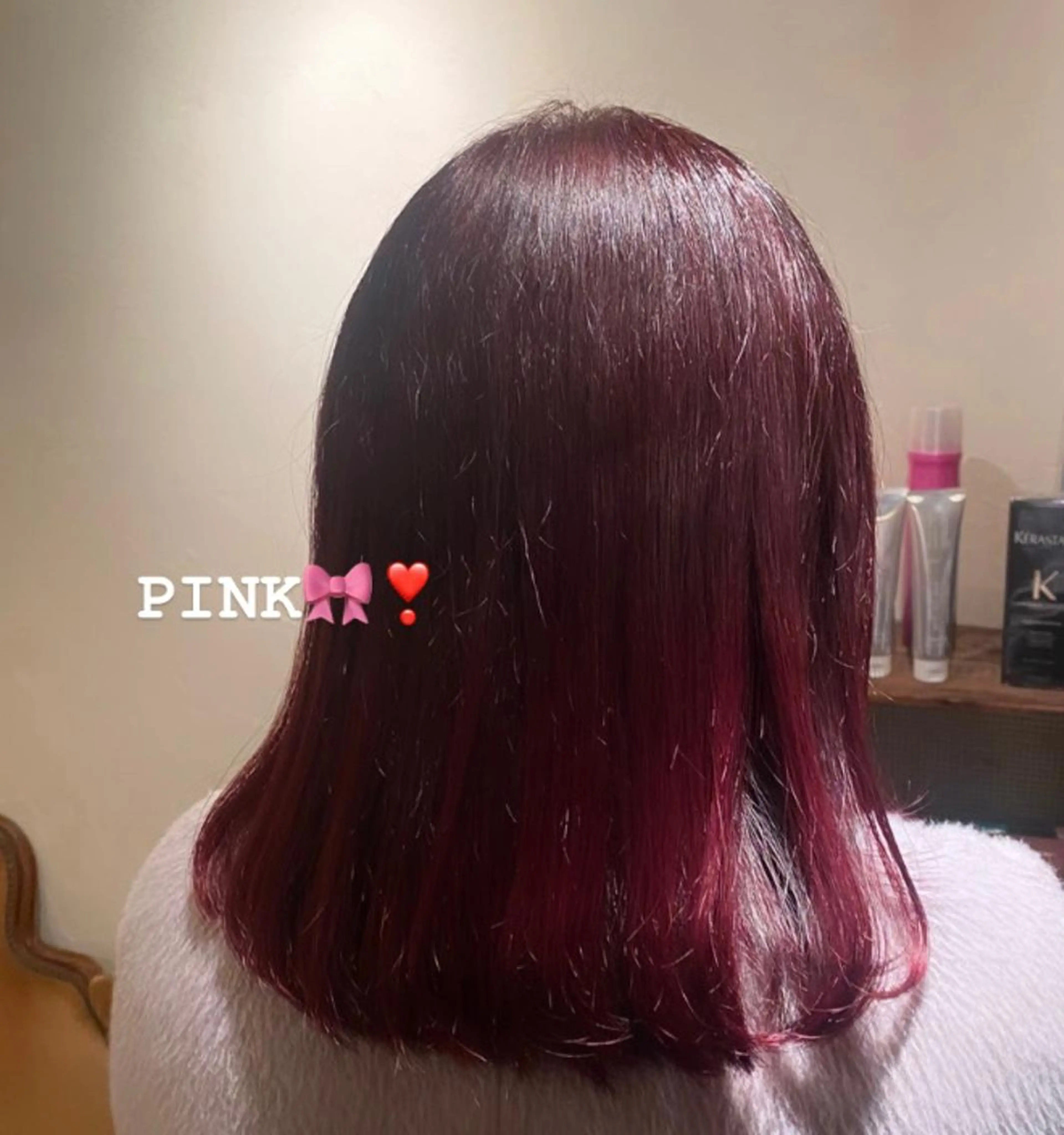 カラー レイヤーカット/ ダブルカラーサクライのヘアスタイル