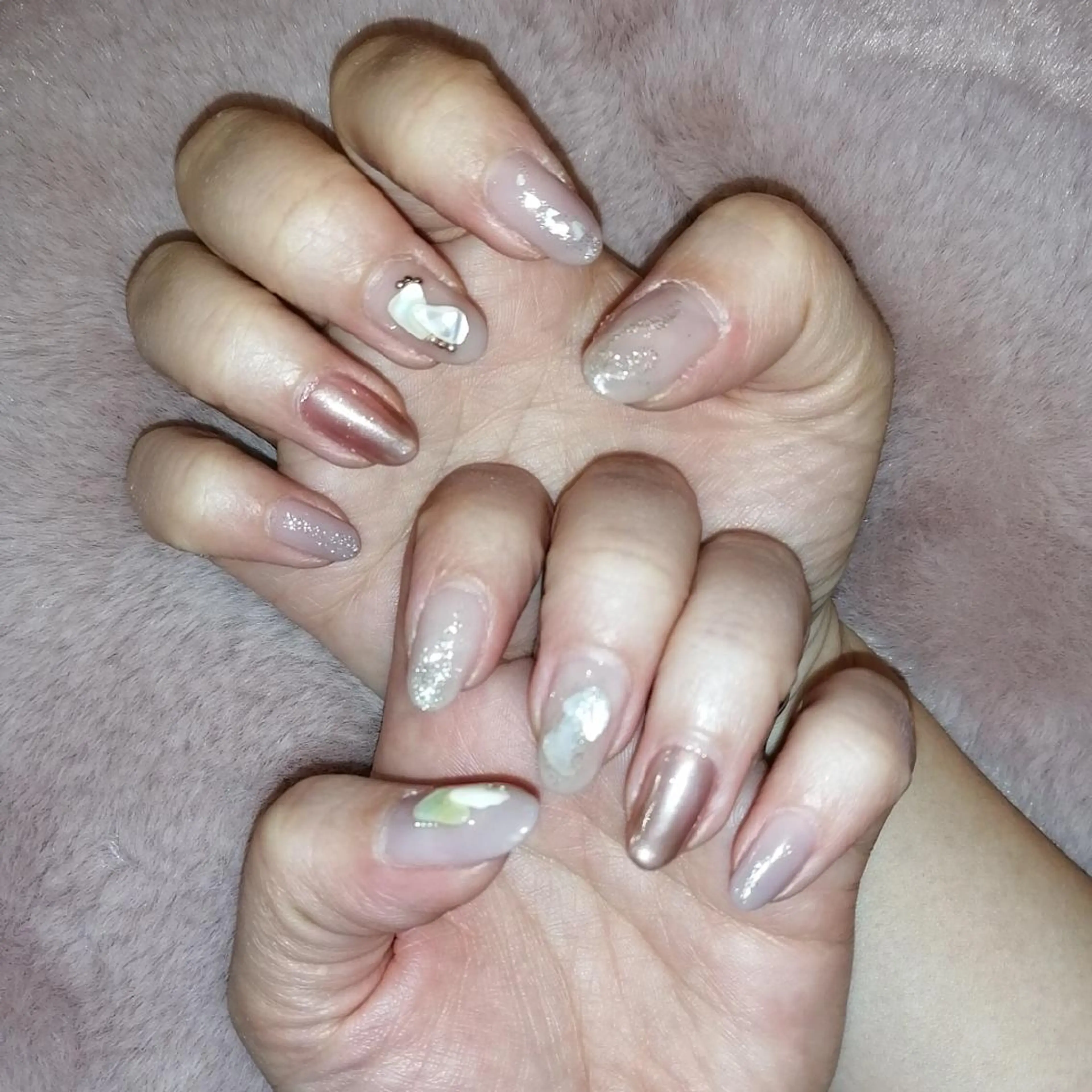 ネイル ニュアンスネイル 平野 亜季のネイルデザイン