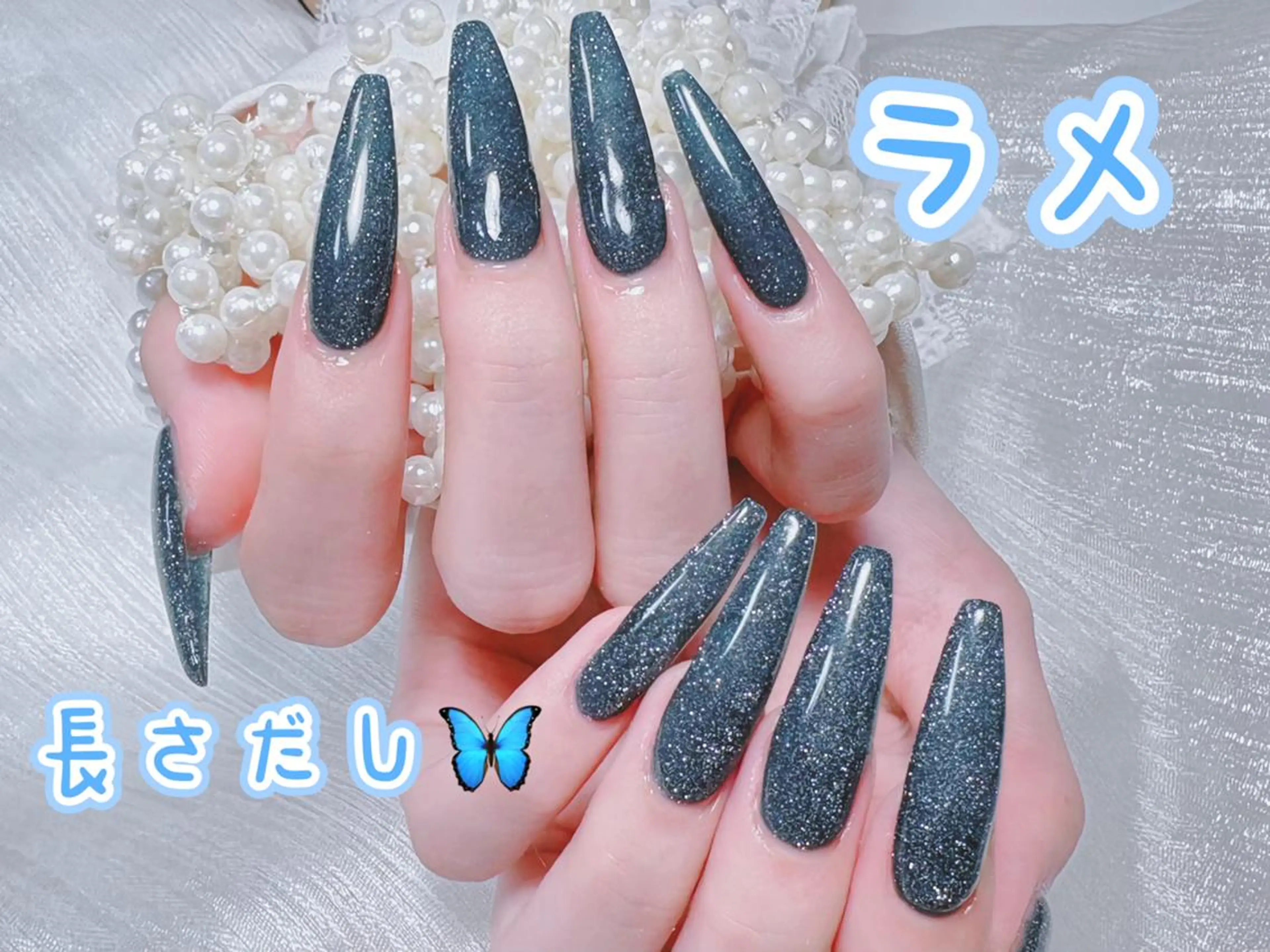 ネイル 🐳彩羽チップ 長さだし専門🐳のネイルデザイン