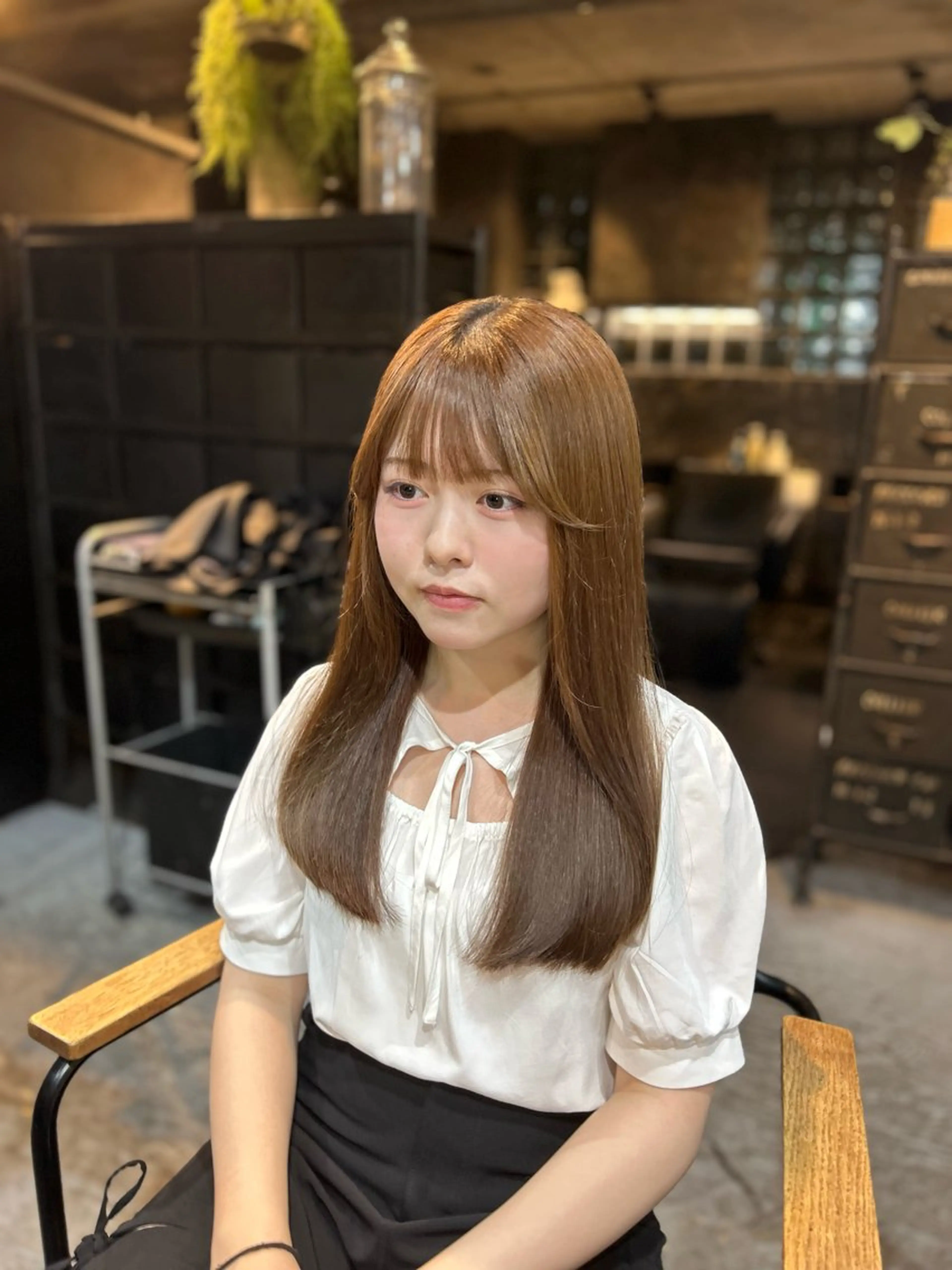 ロング 🌷ブリーチ縮毛矯正 /mina🌷のヘアスタイル