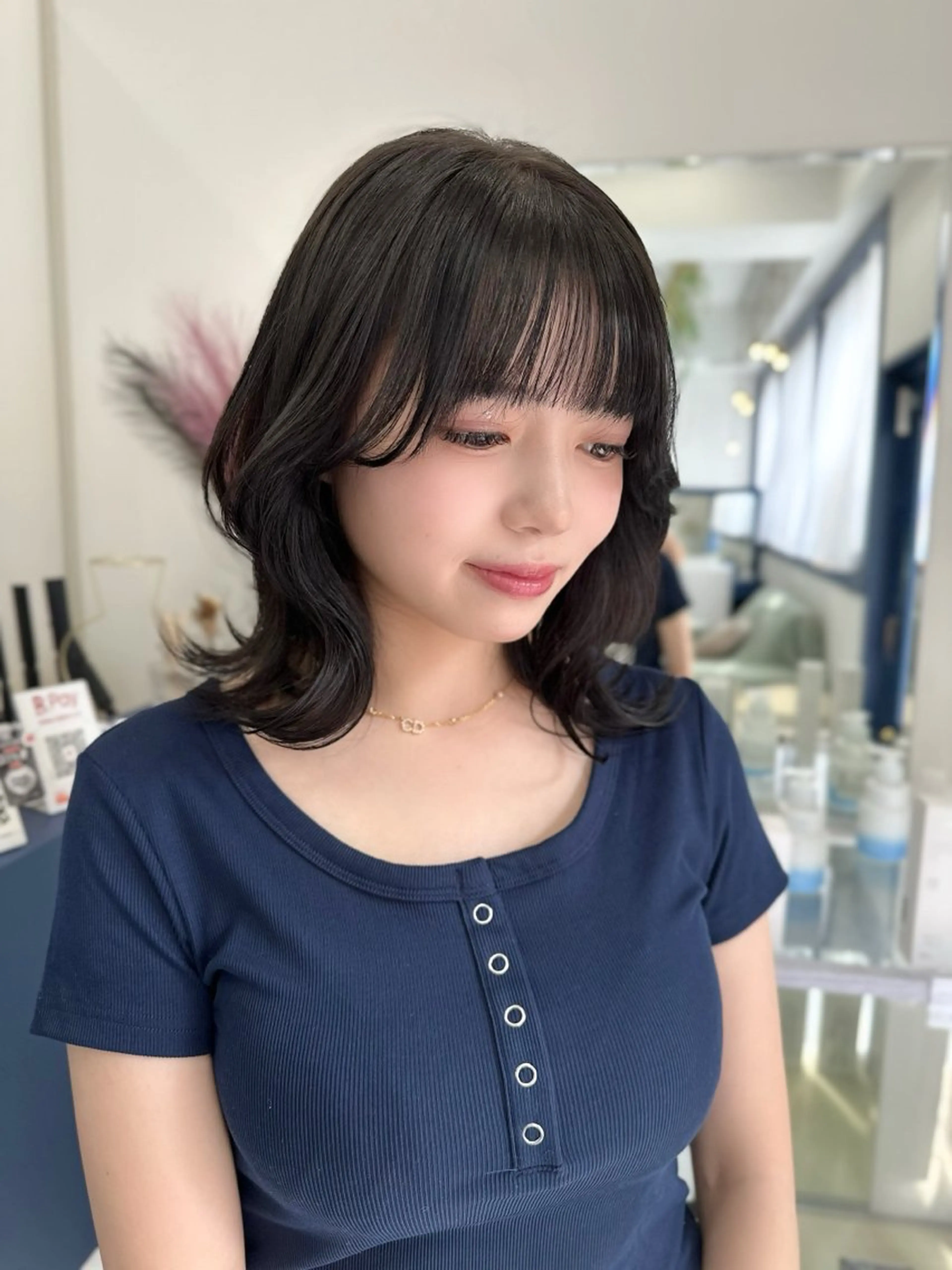 ミディアム カラー Manami ♡のヘアスタイル