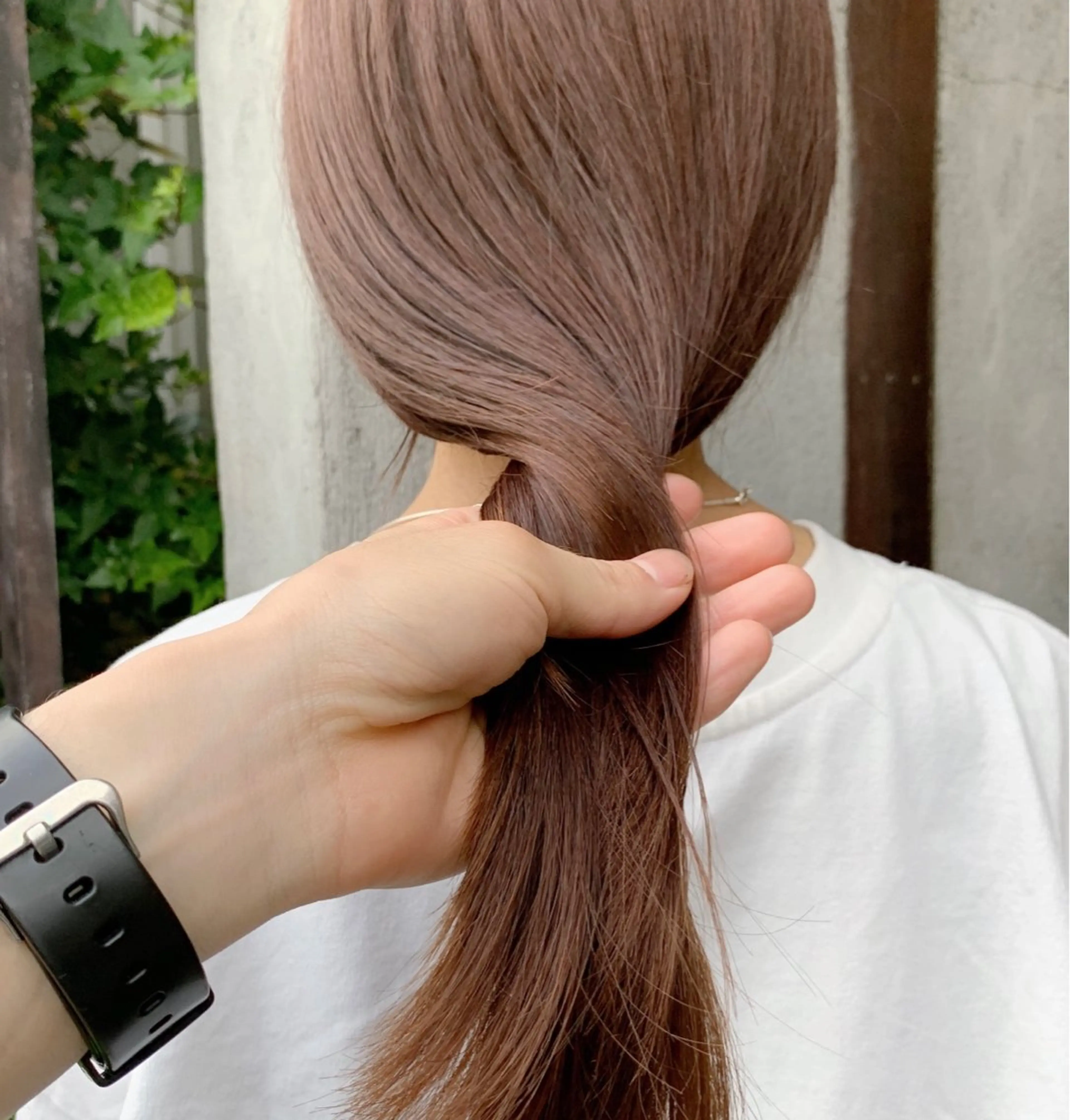 ロング カラー パーマ ストレートパーマ カット 縮毛矯正 鎌田卓也/髪質改善 /透明感カラーのヘアスタイル