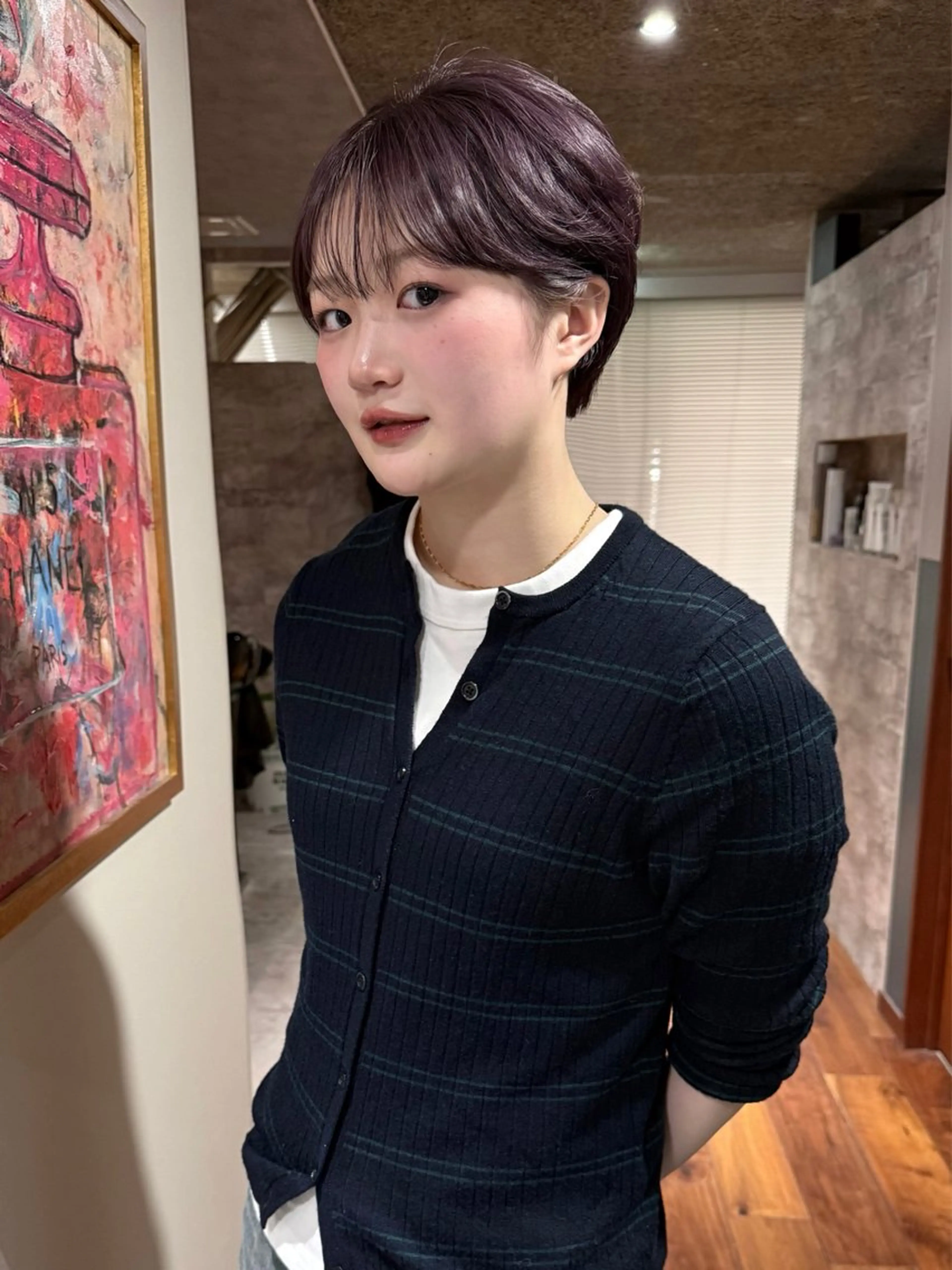 ショート カラー カット ヘアカラー トリートメント mai / linoah˚✧のヘアスタイル