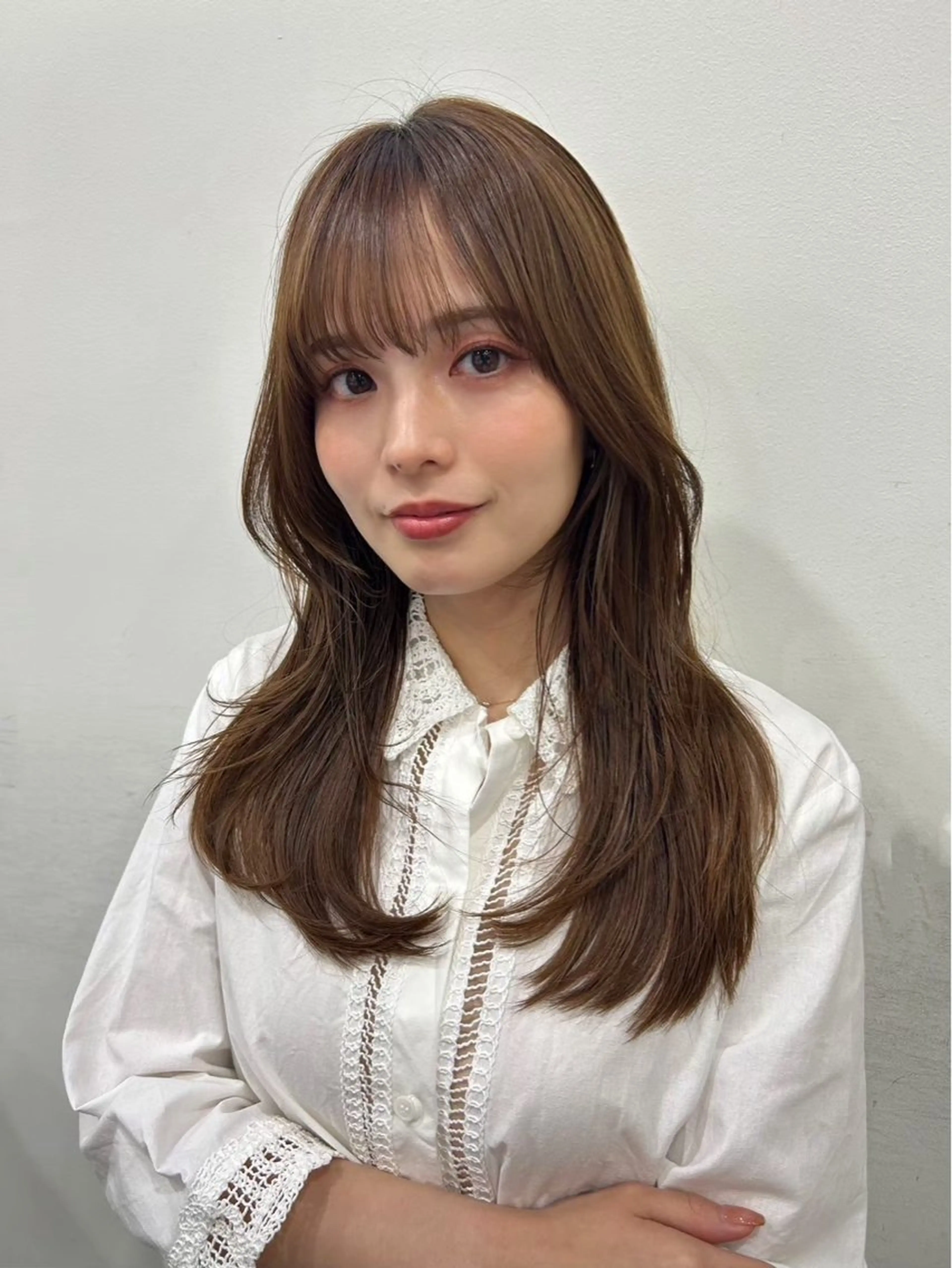 カラー Risa/盛れる レイヤー/艶カラーのヘアスタイル