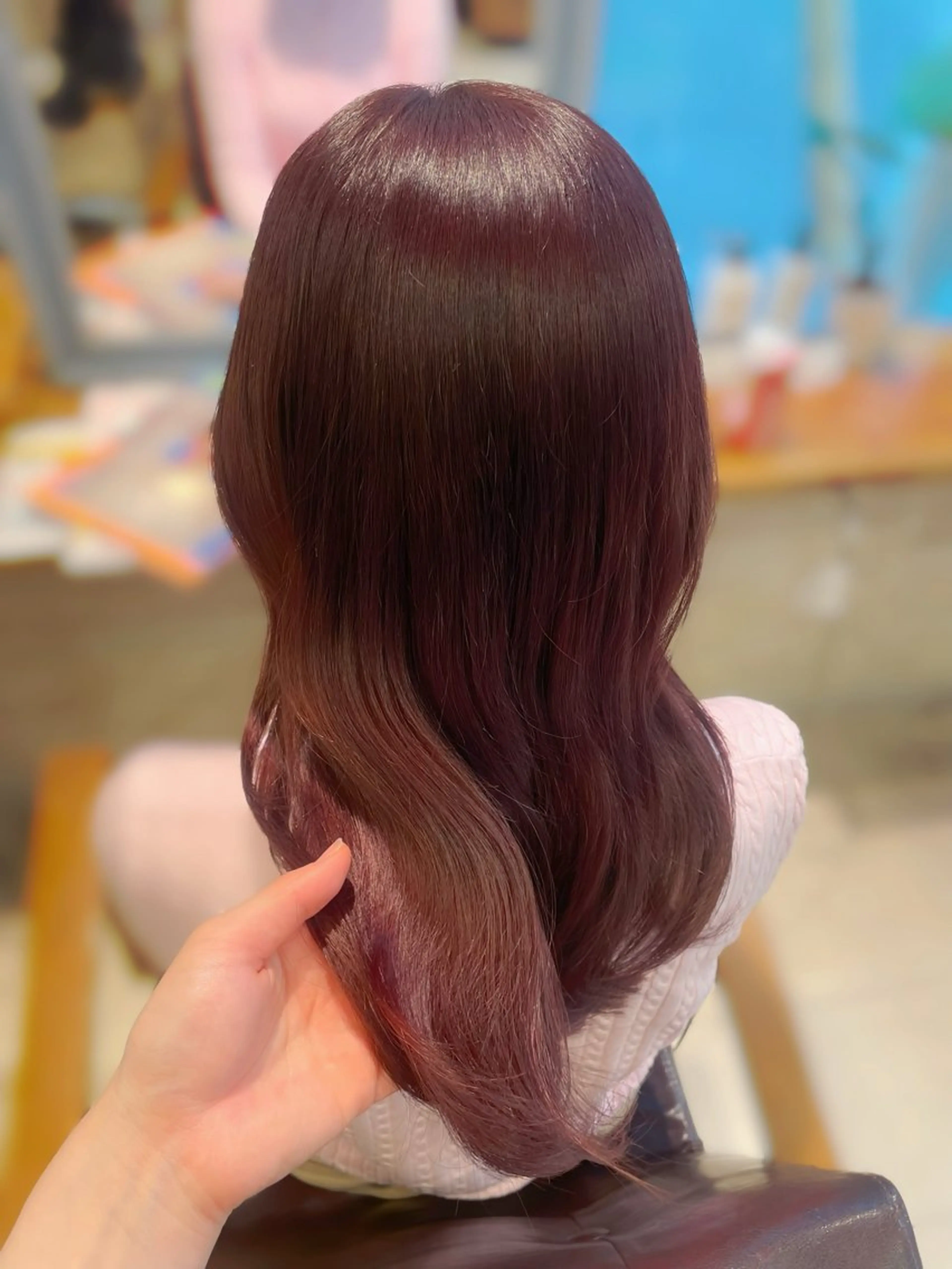 カラー ブラウンカラー ピンクカラー 髪質改善 ヘアカラー トリートメント 韓国ヘア・髪質改善 🇰🇷💚RUIのヘアスタイル