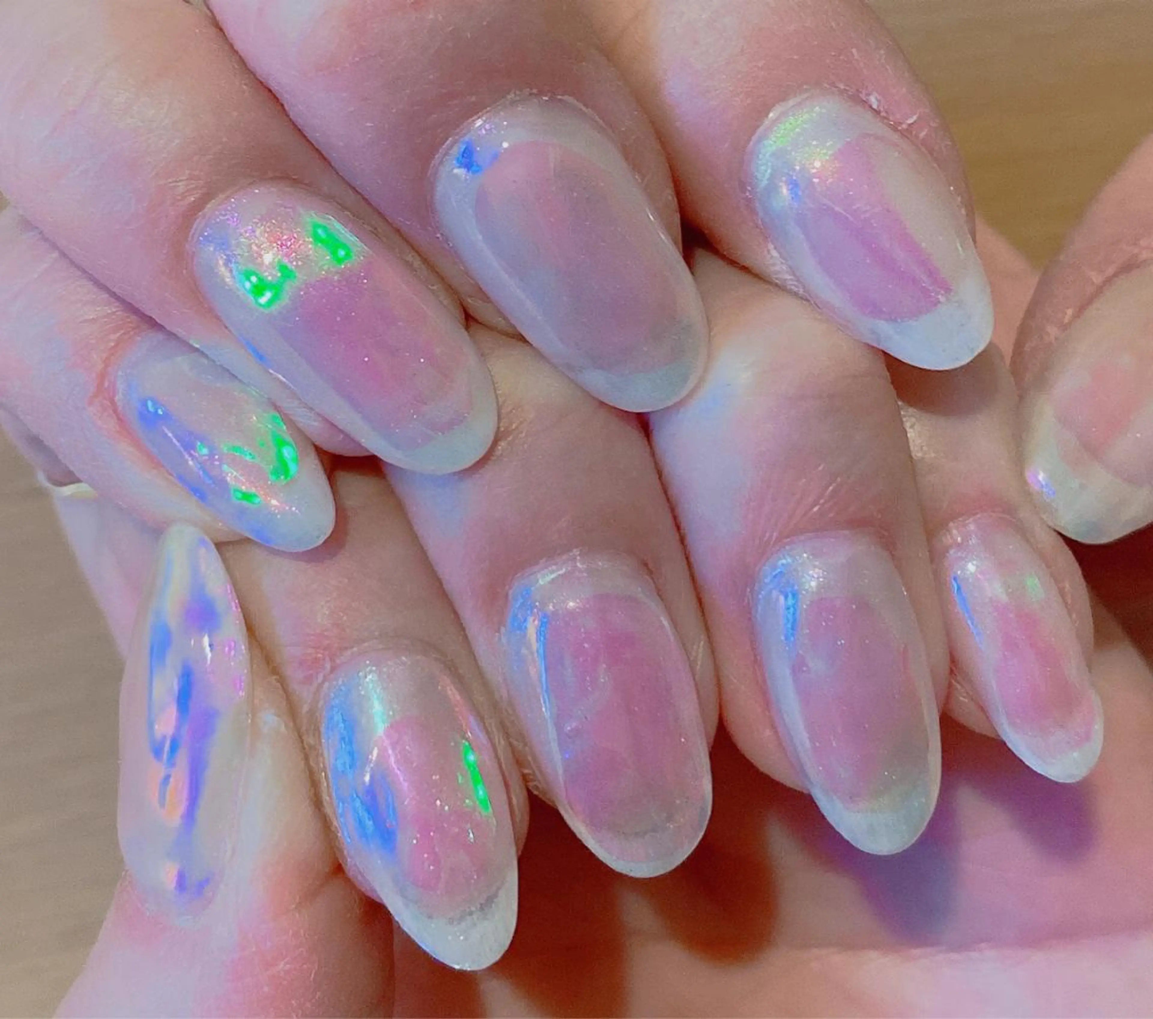 ネイル ニュアンスネイル🌈 MYU Nailsのネイルデザイン