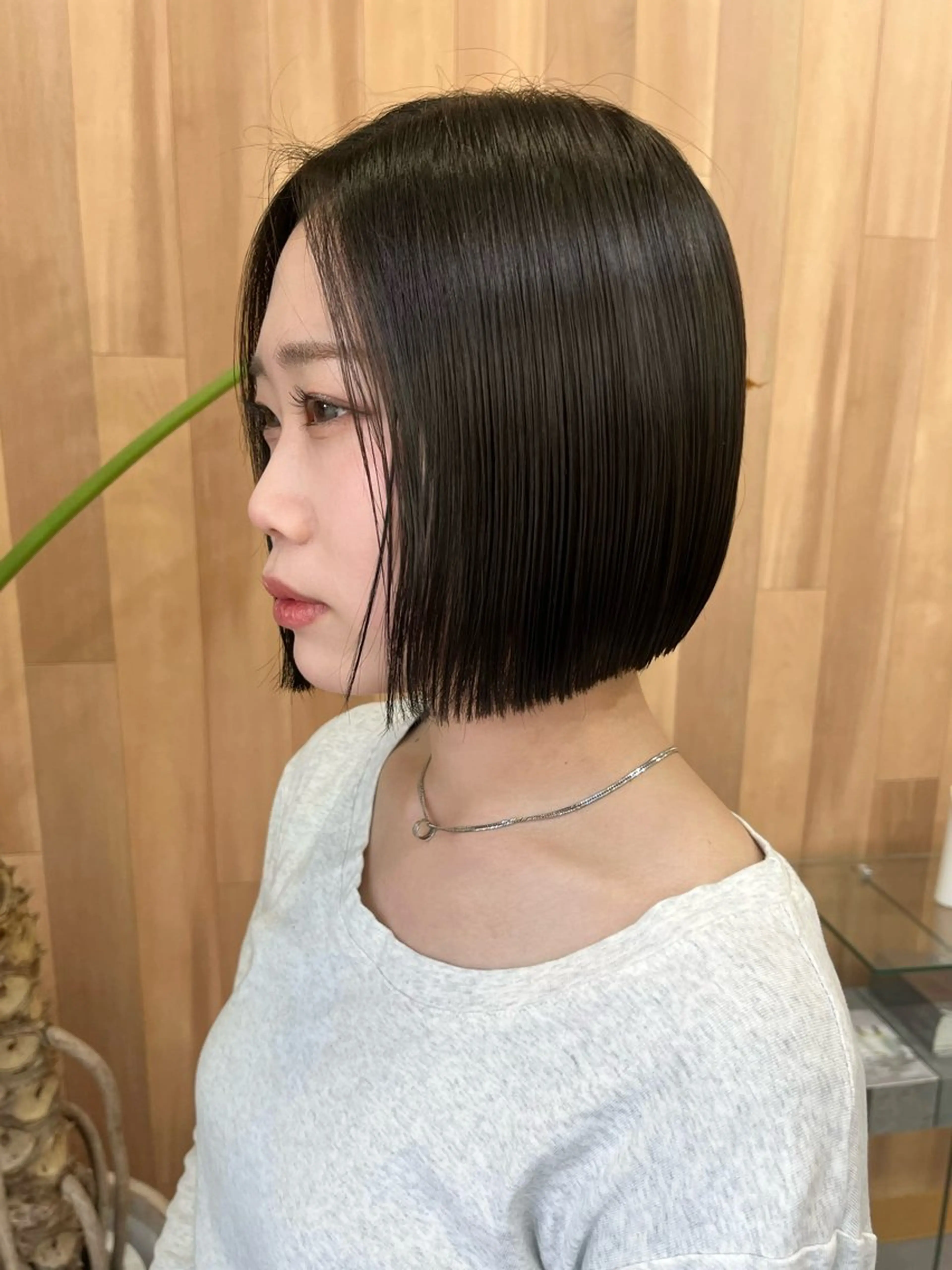 ショート ボブ カット トリートメント 駒場 まといのヘアスタイル