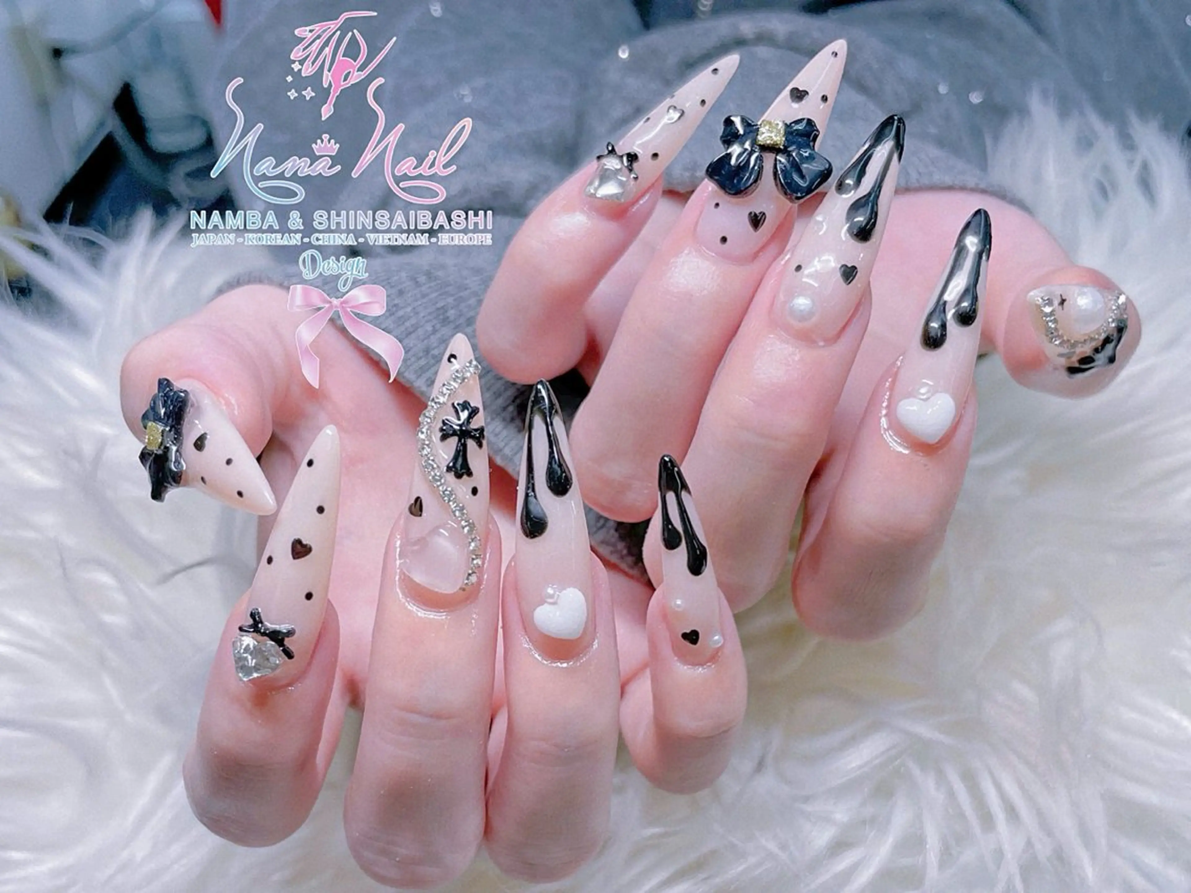 ネイル フットネイル ジェルネイル 持ち込み ネイルチップ ハンドネイル リナネイル 長堀橋店／東心斎橋店のネイルデザイン