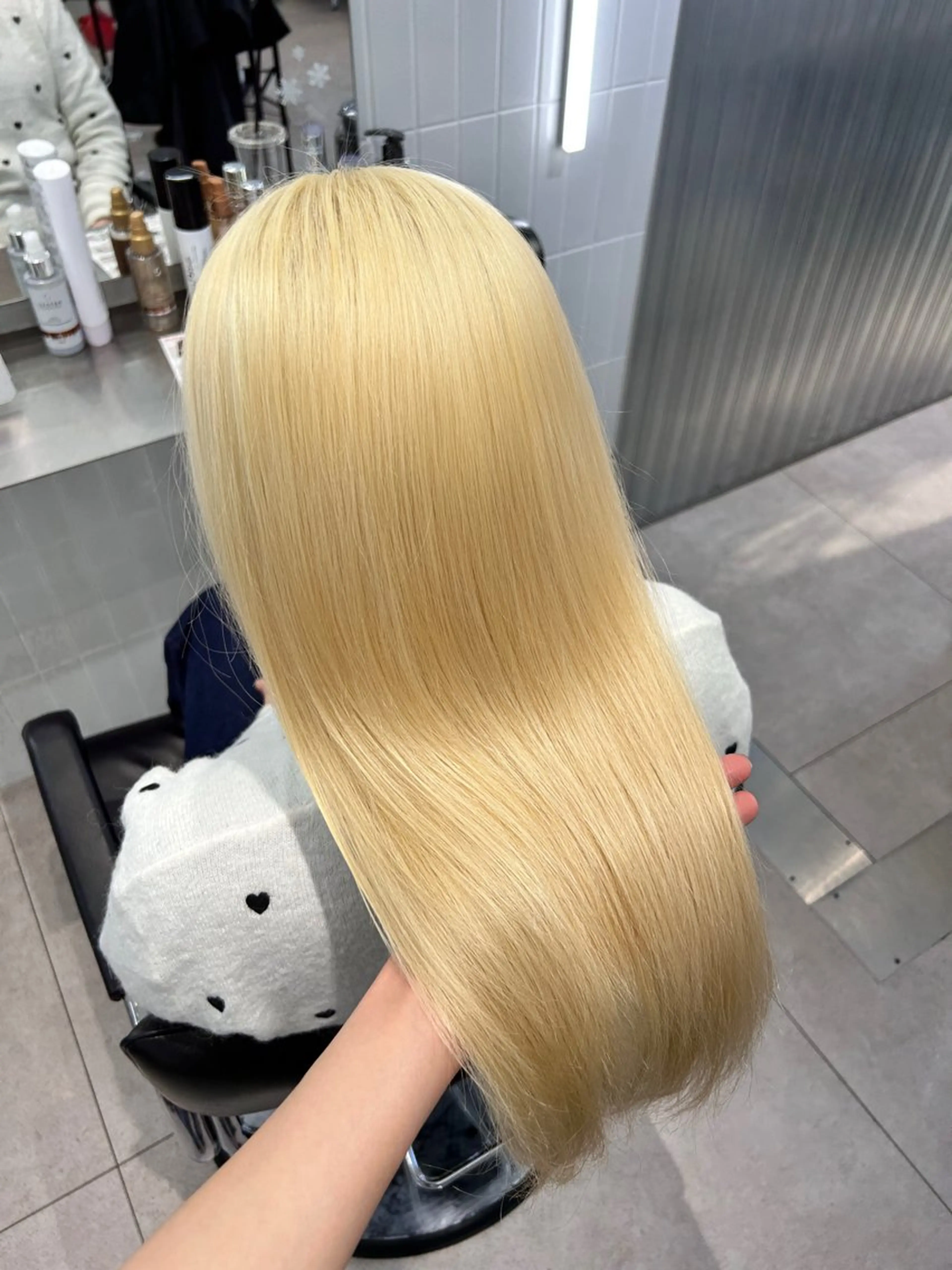 ロング カラー ブリーチ 抜きっぱなしブロンド ブロンド ONYX harajuku所属・sera 🎀海外ハイライトのヘアスタイル