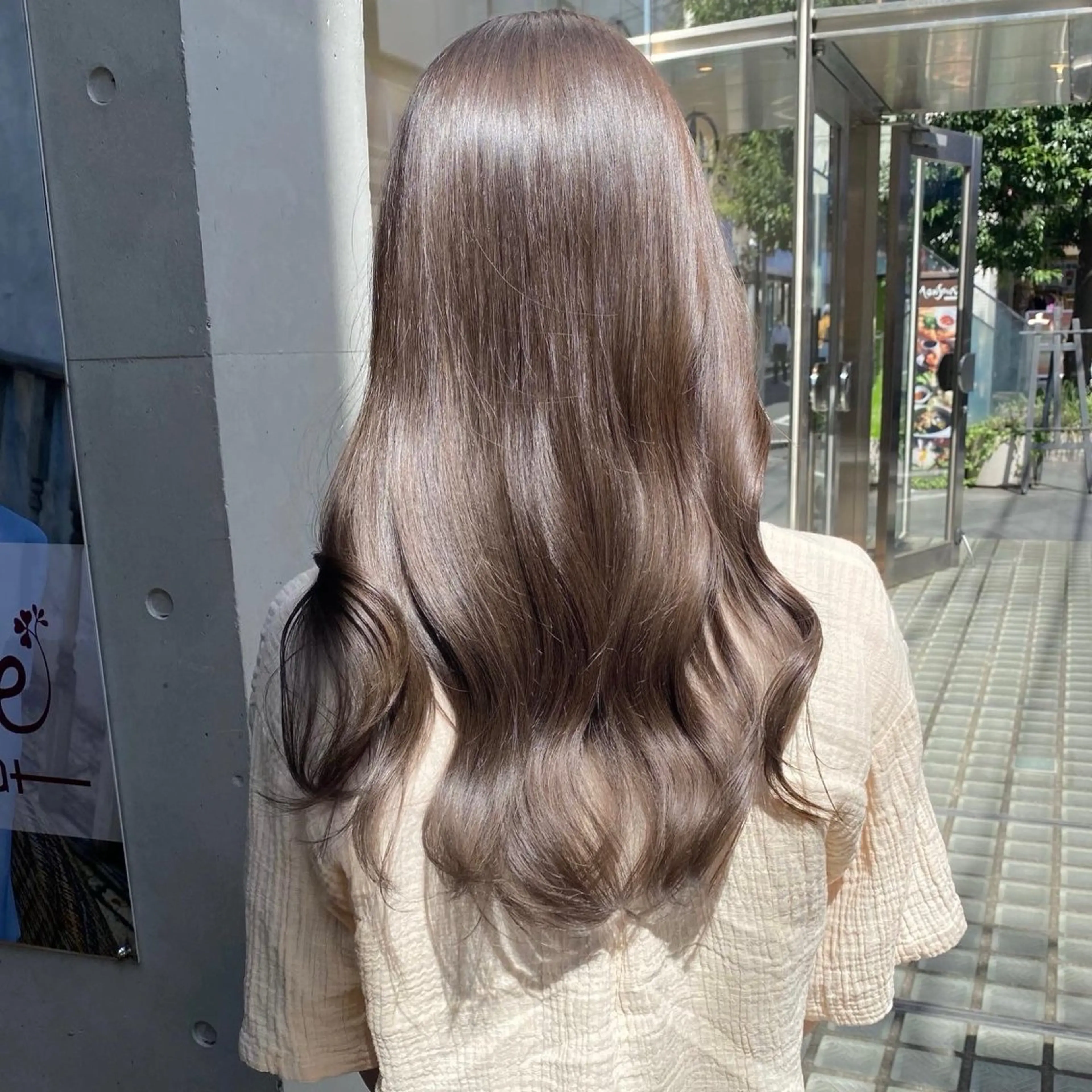 ロング カラー 透明感カラー グレージュ 🥣 hashi 🛋️のヘアスタイル