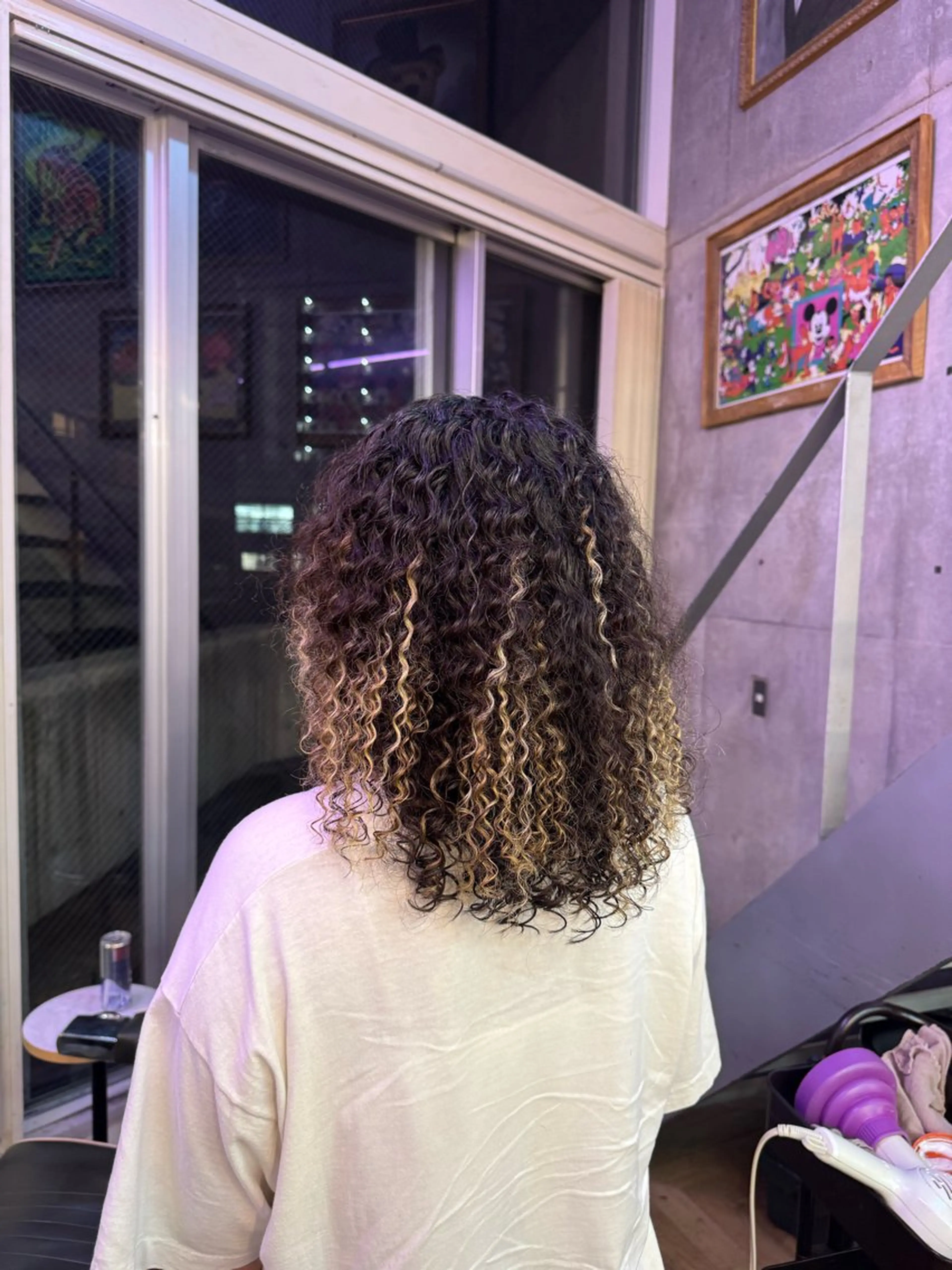 ミディアム パーマ 💕MINAMI 特殊ヘア💕🥥🌴のヘアスタイル