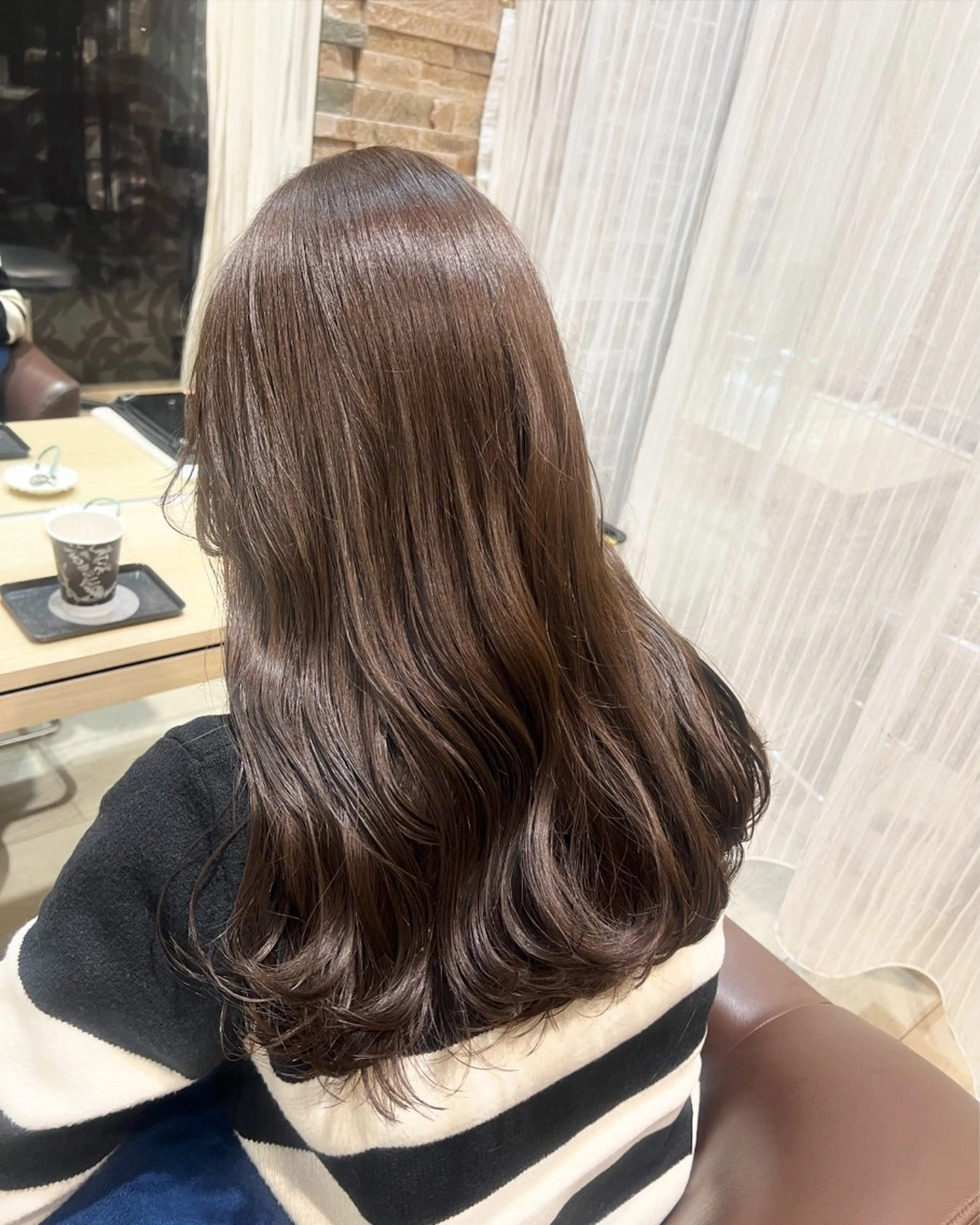 ロング ヘアカラー 頓所 大昂のヘアスタイル