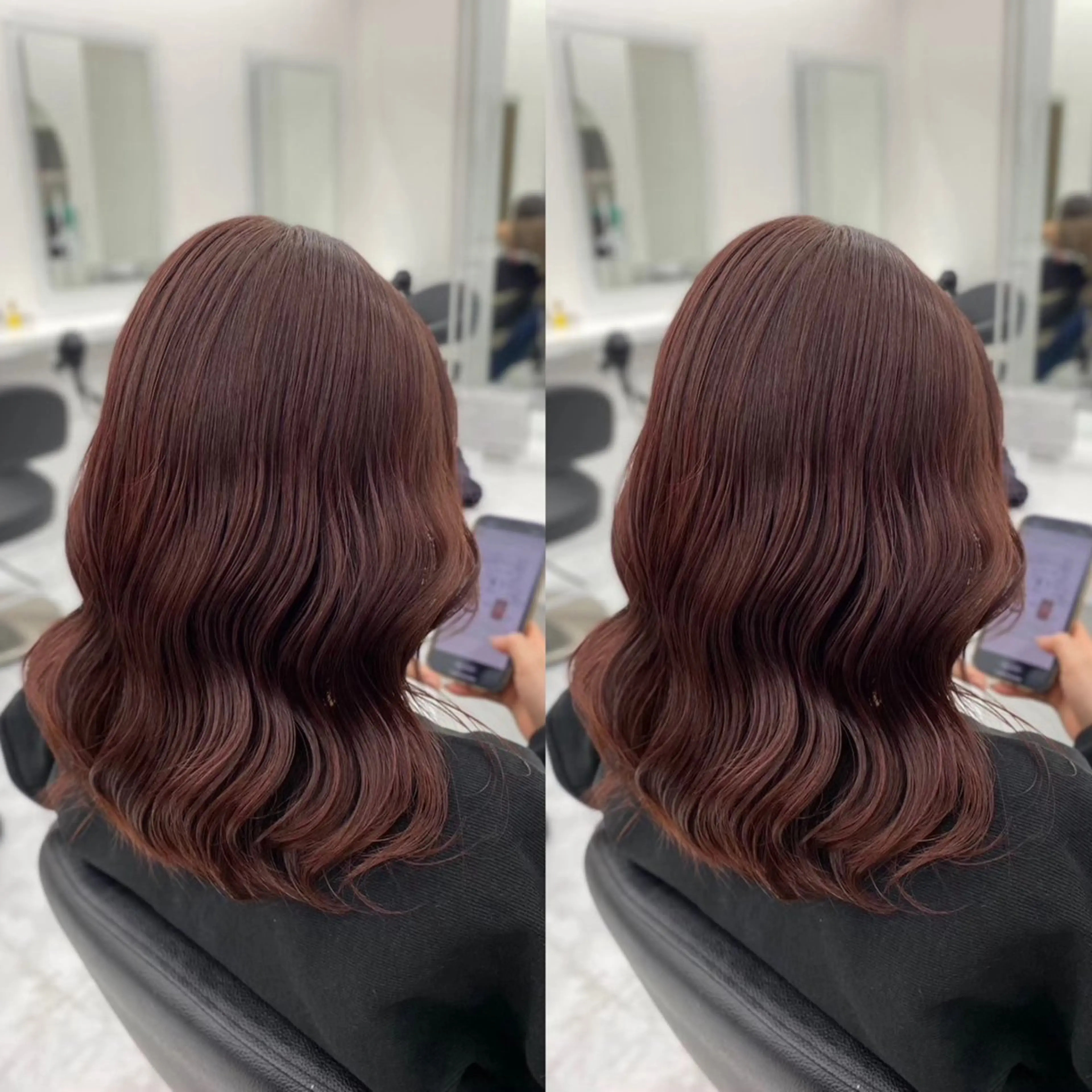 ロング まろっと艶感ブラウン ベージュ🤍まなかのヘアスタイル