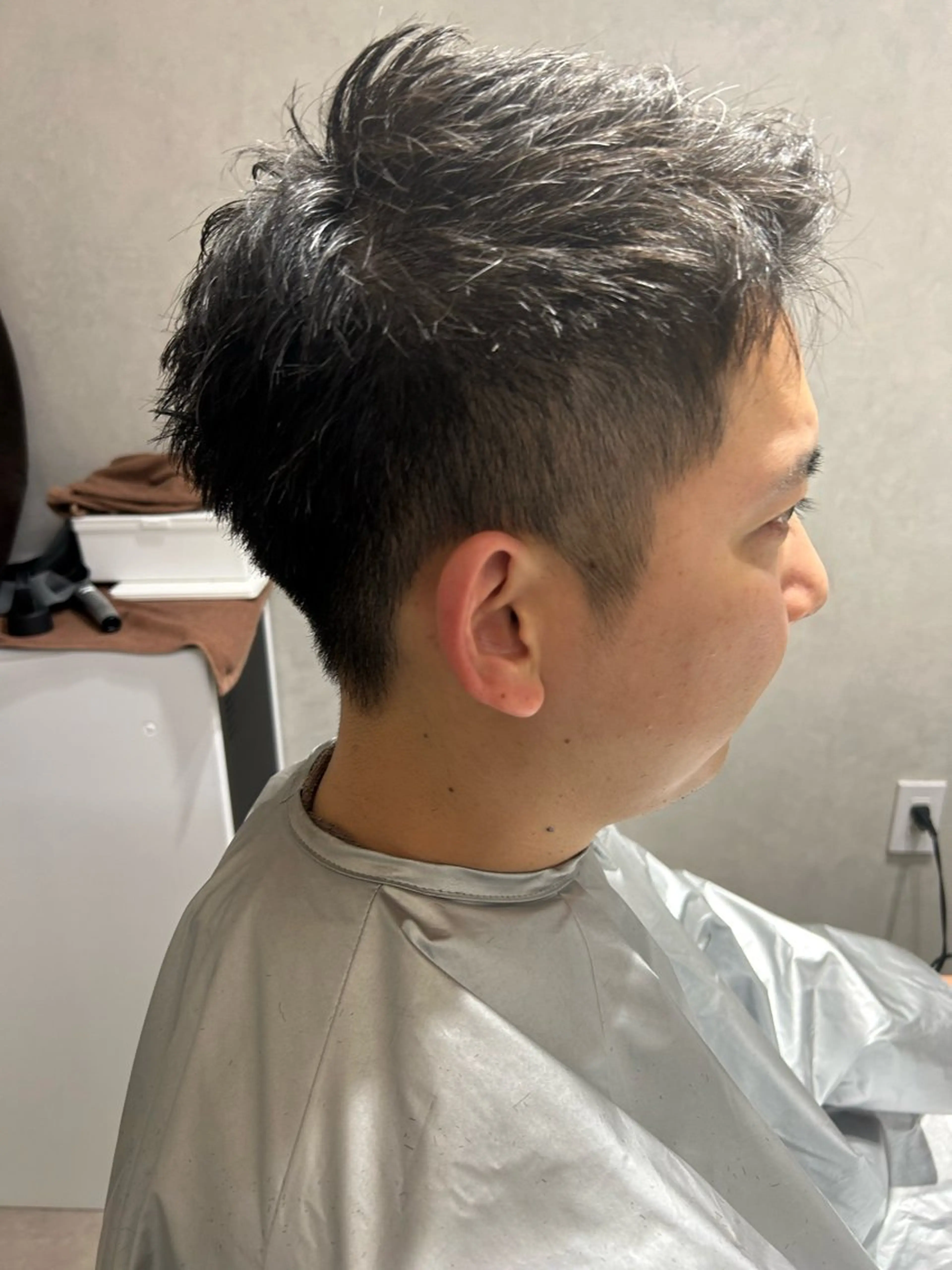 【✨マイクロバブル🫧✨】メンズカット+マイクロバブル付きシャンプー💇の写真