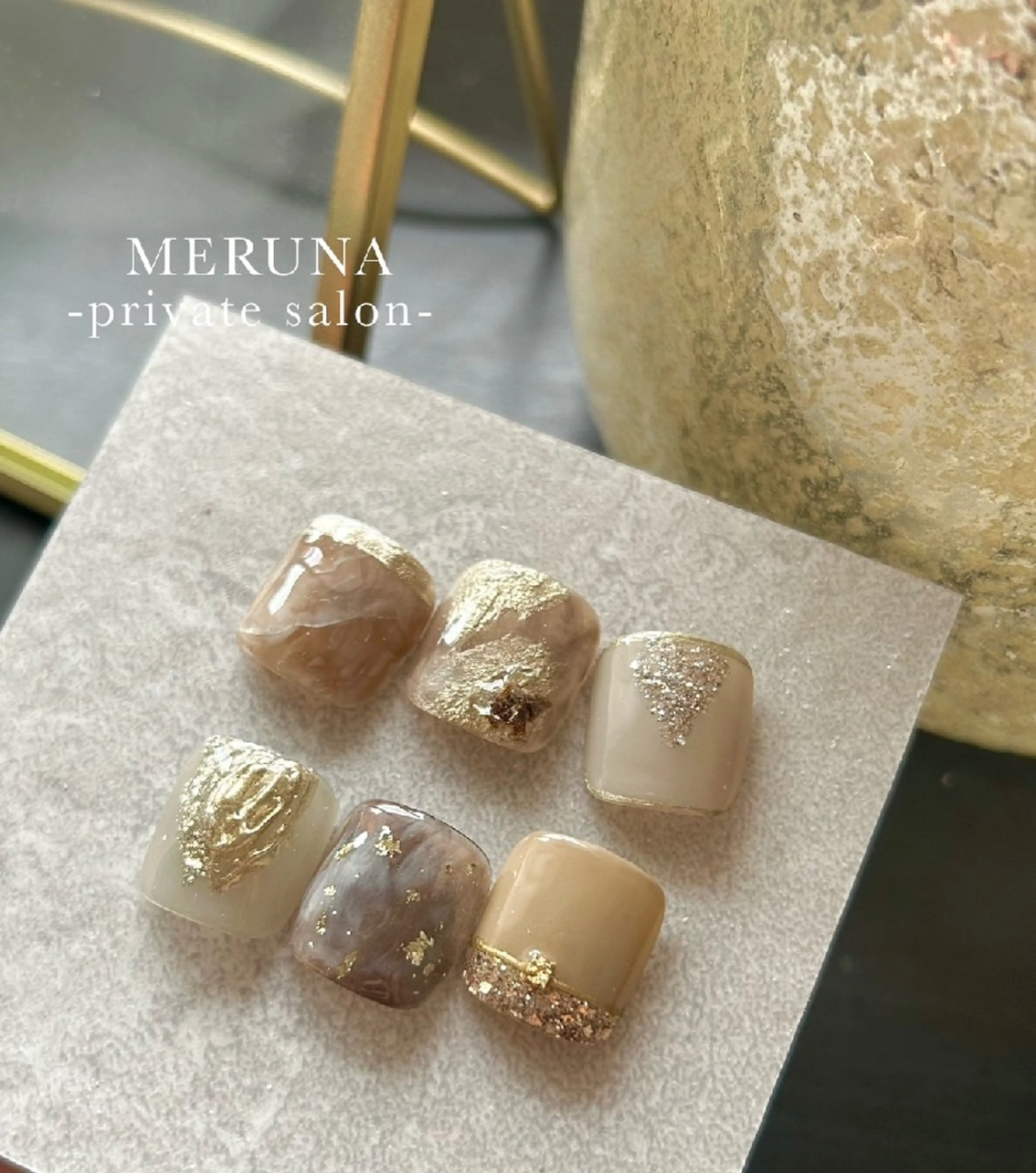 ネイル アートネイル フットネイル フットネイル Meruna .ﾒﾙｰﾅ.のネイルデザイン