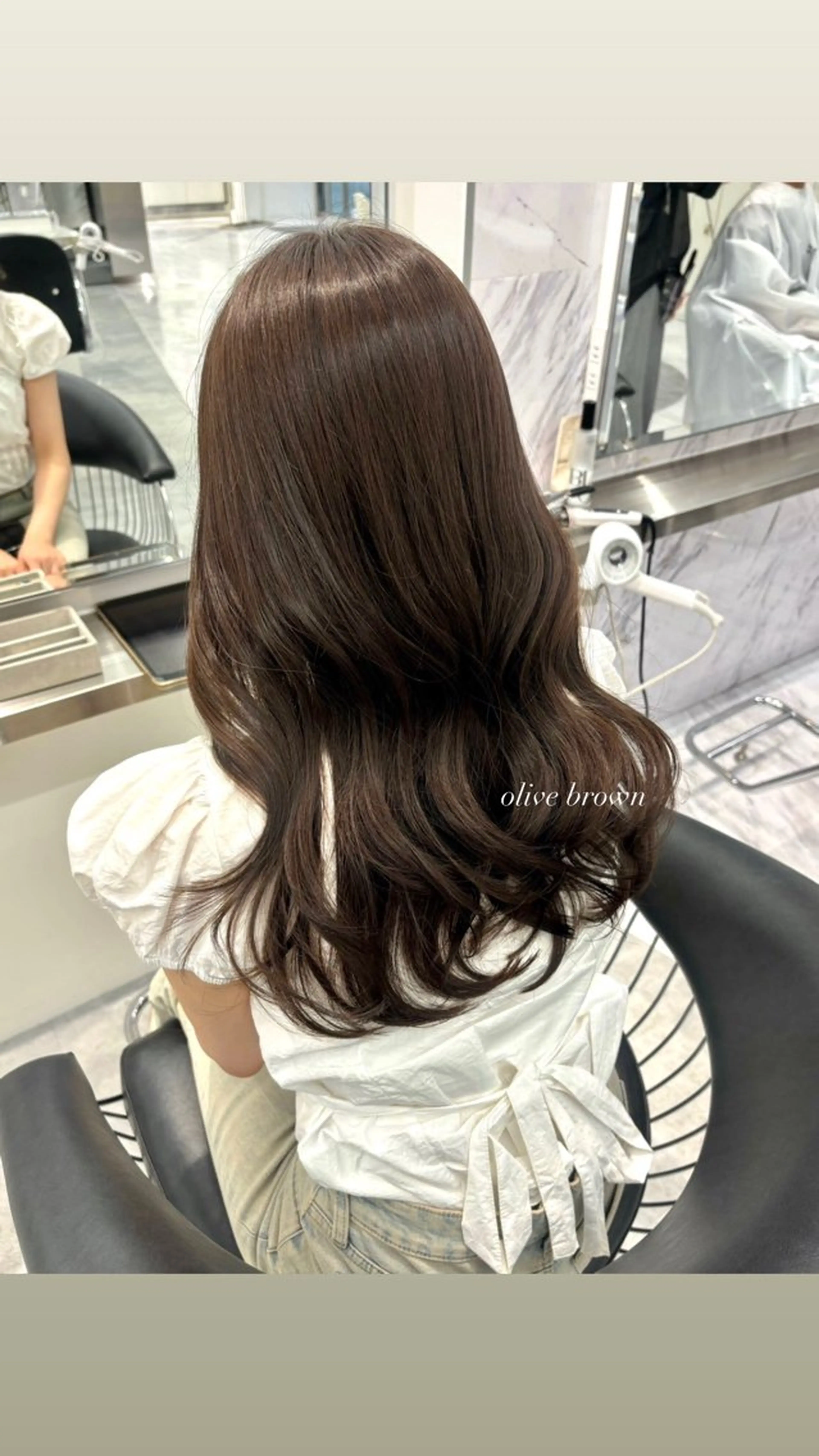 ロング ヘアカラー ParveMix 宮﨑 梨里のヘアスタイル