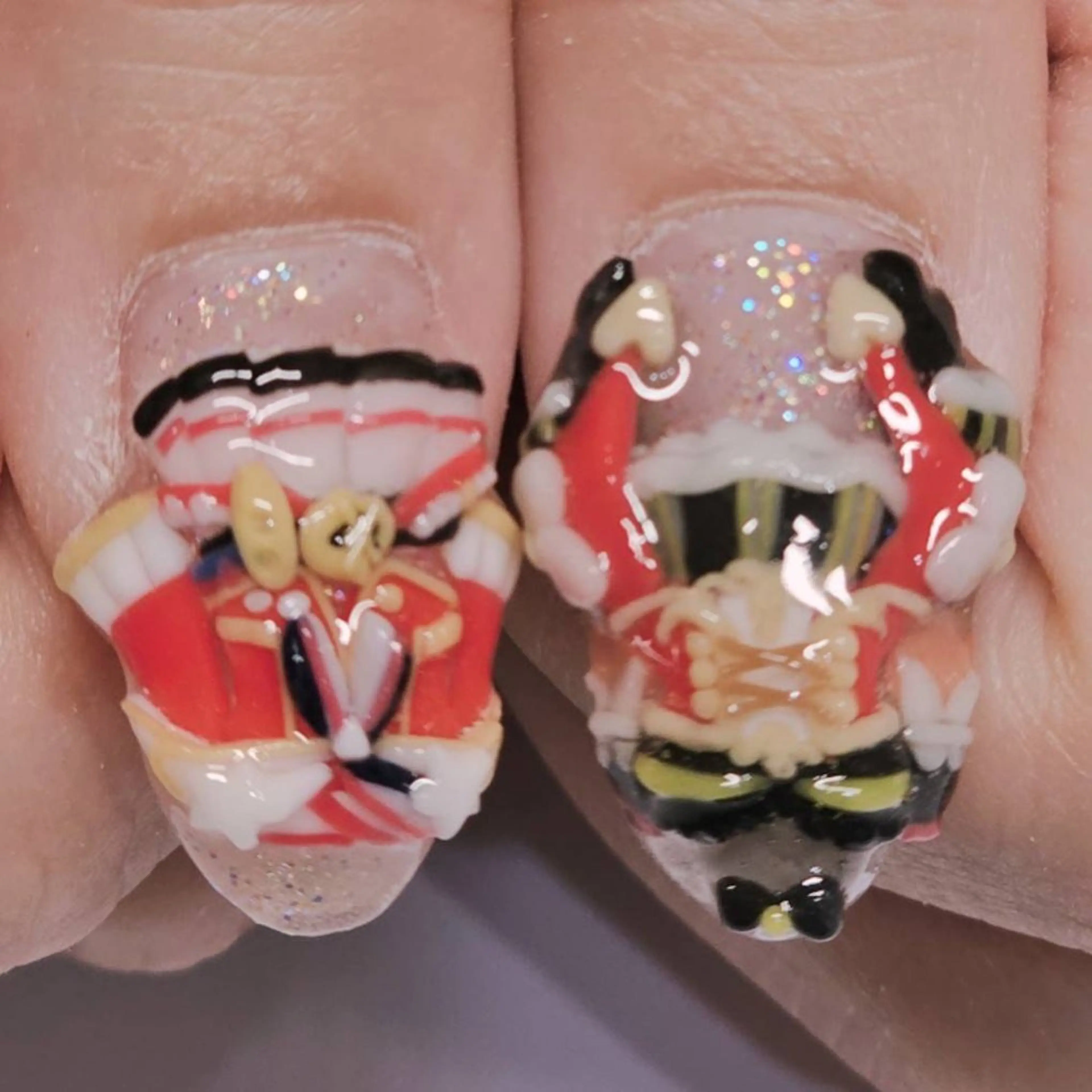 ネイル アートネイル クリアネイル ラメ(グリッター) ワンカラーネイル ハンドネイル よしだ ひろきのネイルデザイン