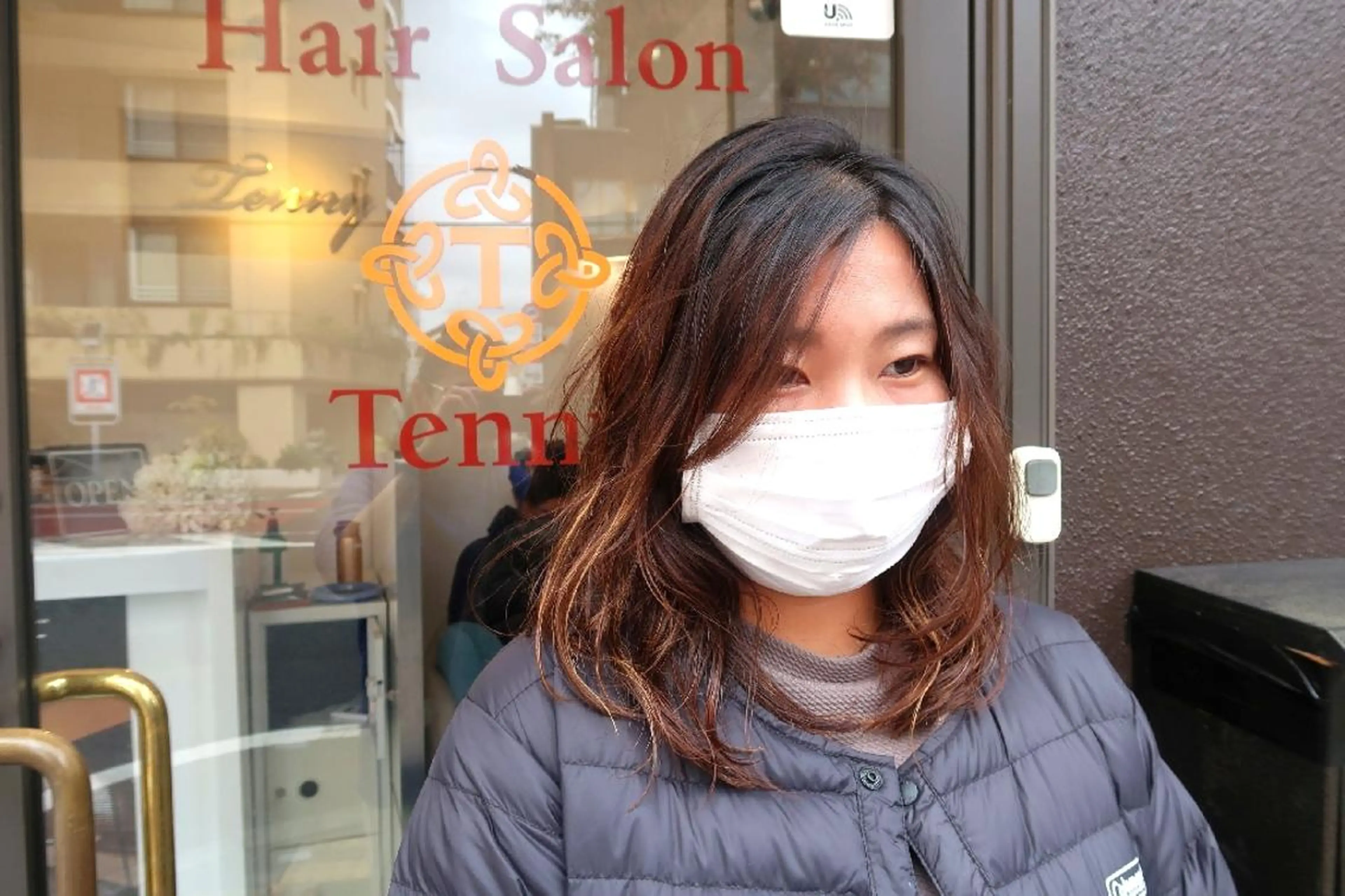 ミディアム カラー パーマ tenny調布 いしまつのヘアスタイル