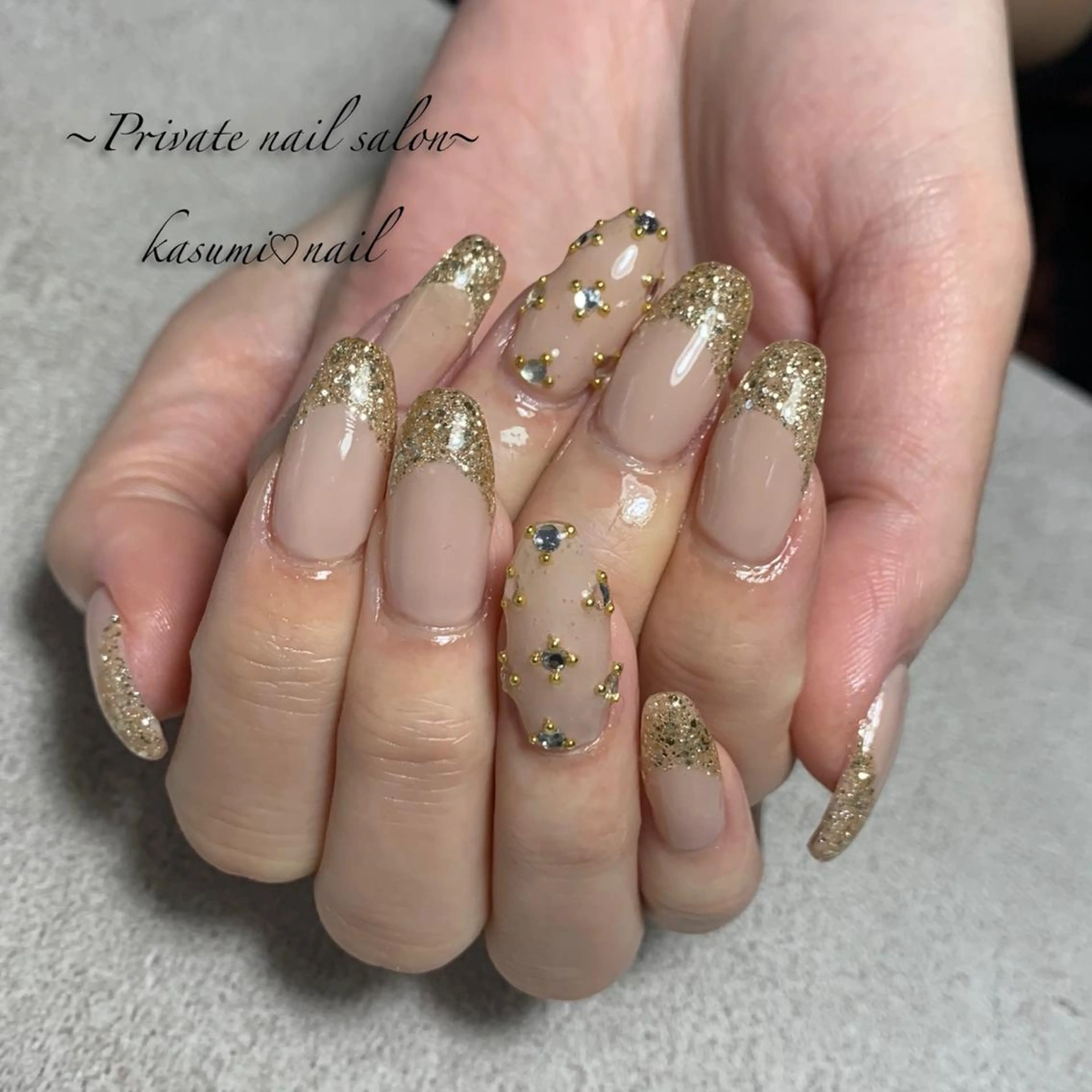 ネイル マグネットネイル ミラーネイル ニュアンスネイル 夏ネイル KASUMI♡ Nailのネイルデザイン