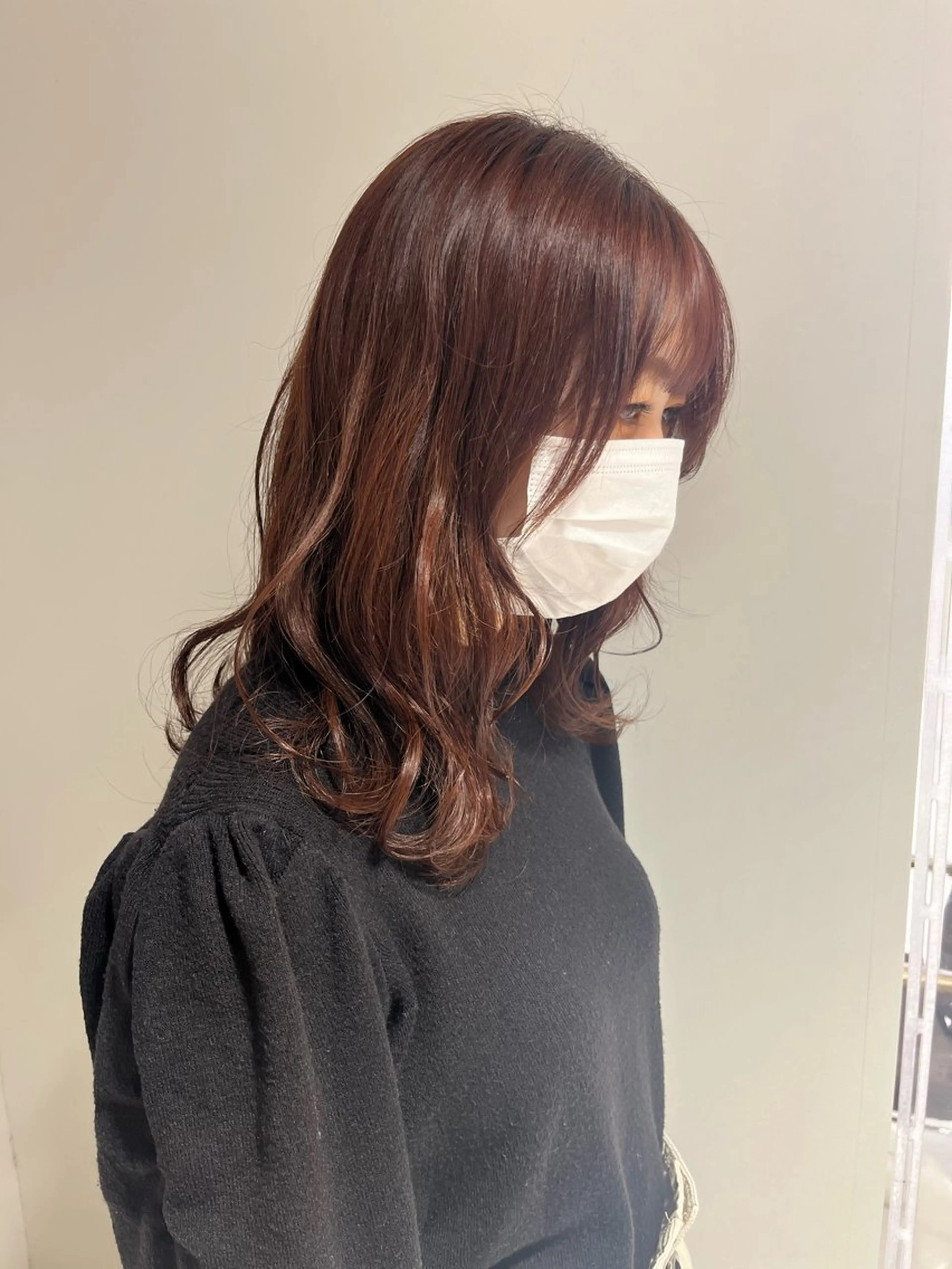 ロング カット ヘアカラー トリートメント 小谷野 真優のヘアスタイル