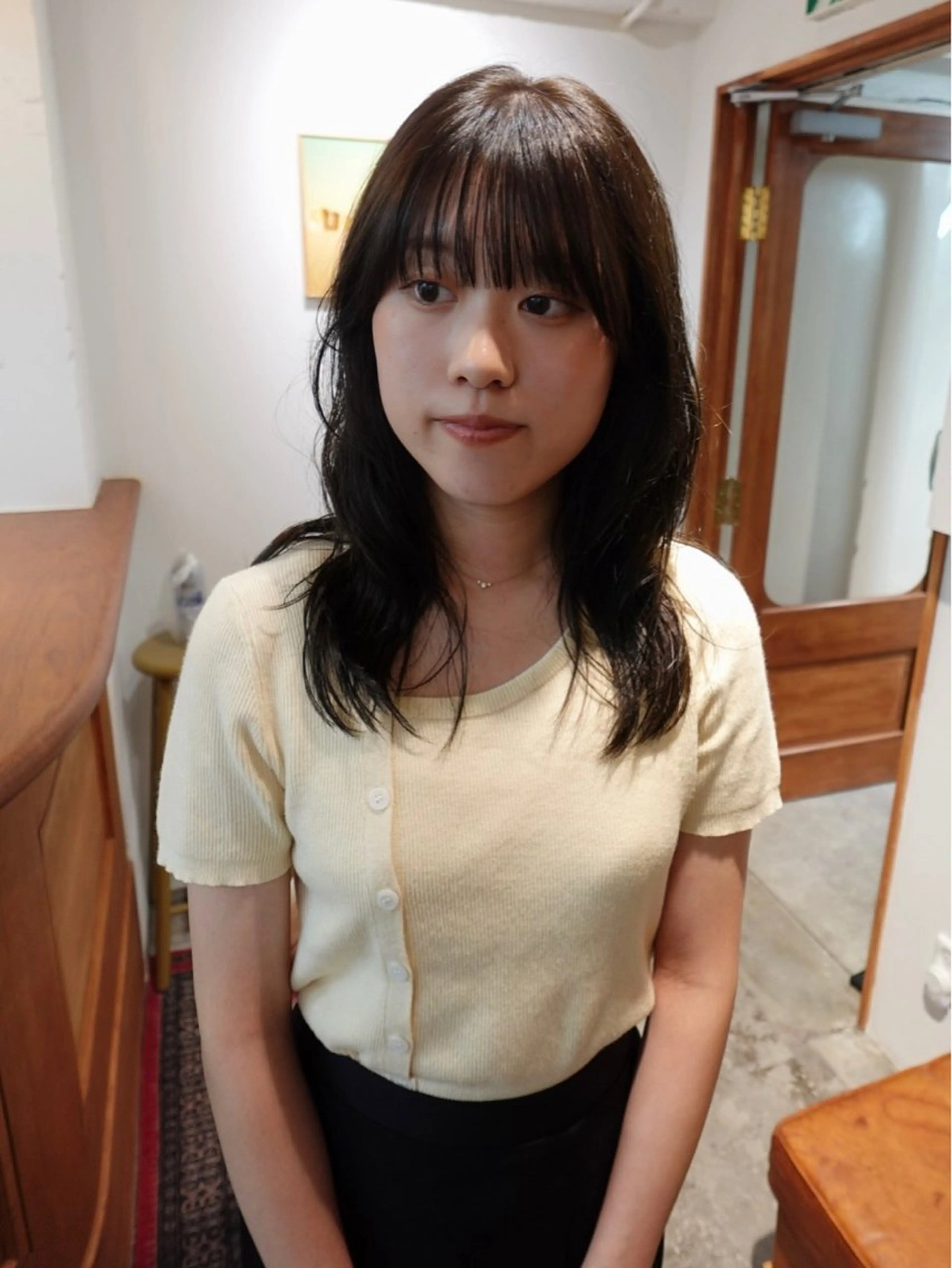 セミロング Non/立川/暖色 🌏艶髪/Aujuaのヘアスタイル