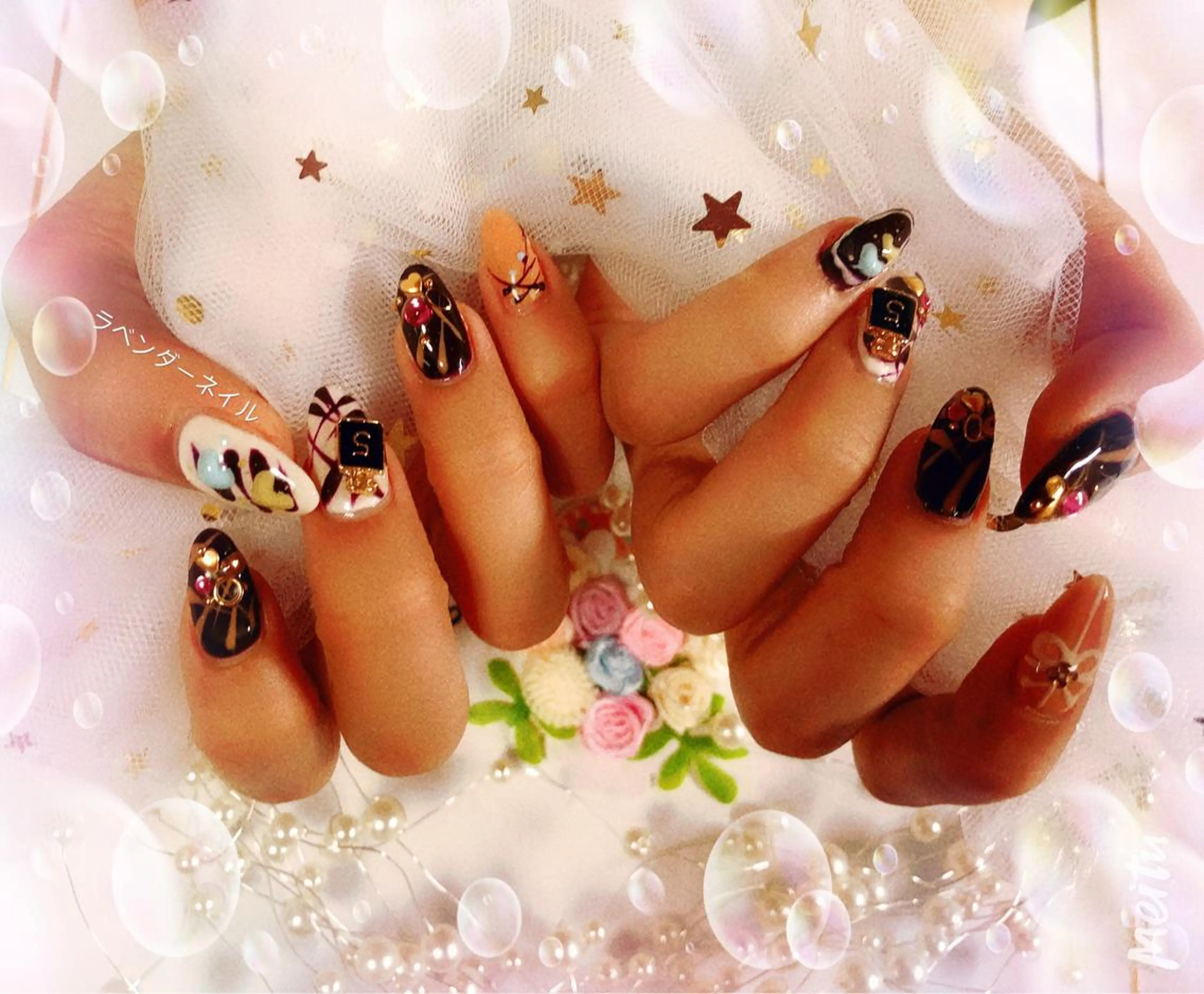 ネイル ラベンダー💖日暮里 ルル💖ネイルのネイルデザイン